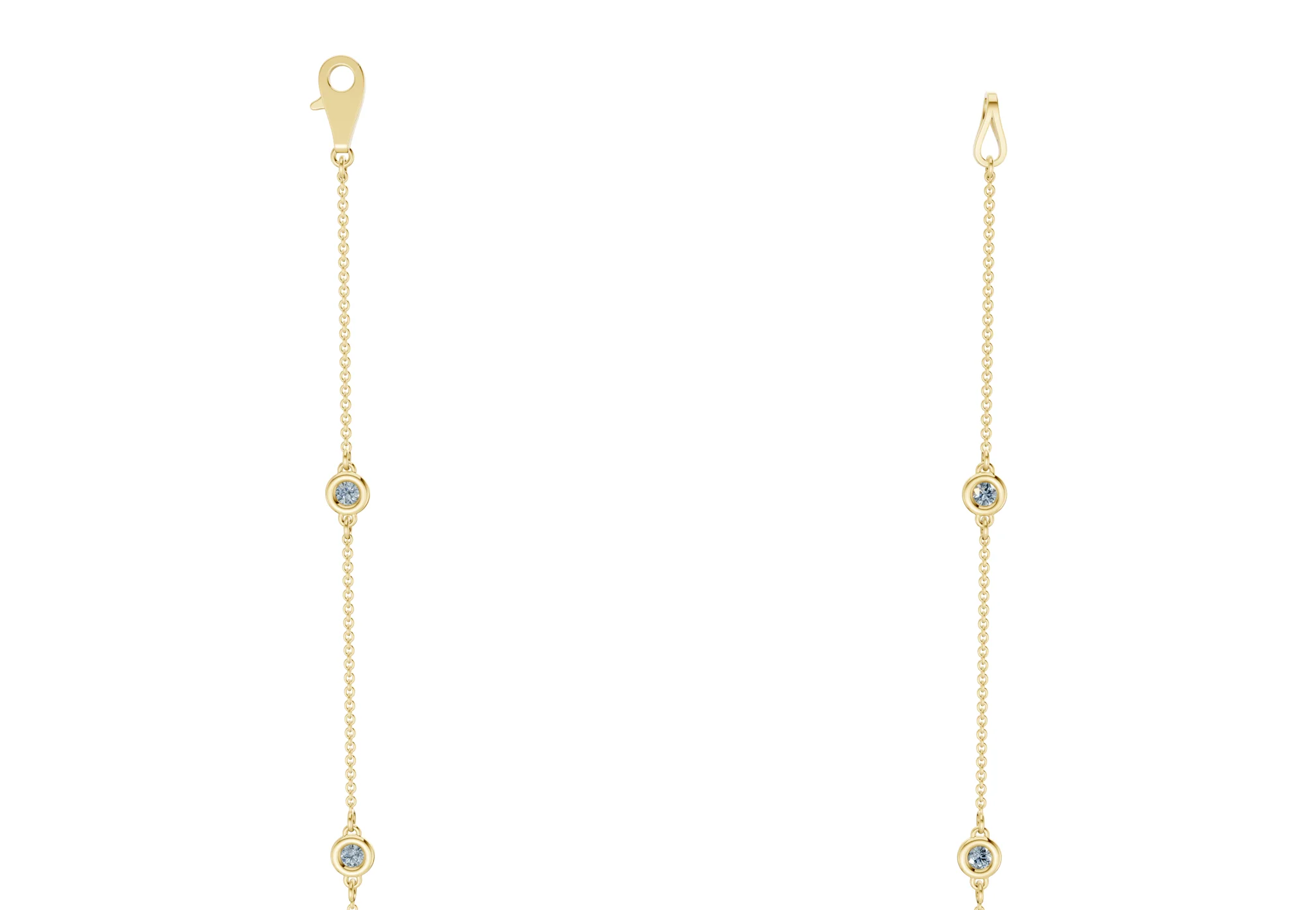 Harmony Blue Diamond Stationed Necklace 1½ Carat Total Wt. - Image 3