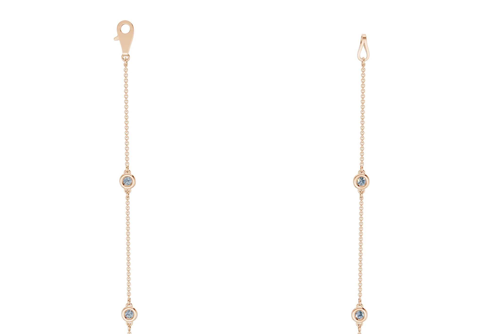 Harmony Blue Diamond Stationed Necklace 2½ Carat Total Wt. - Image 6
