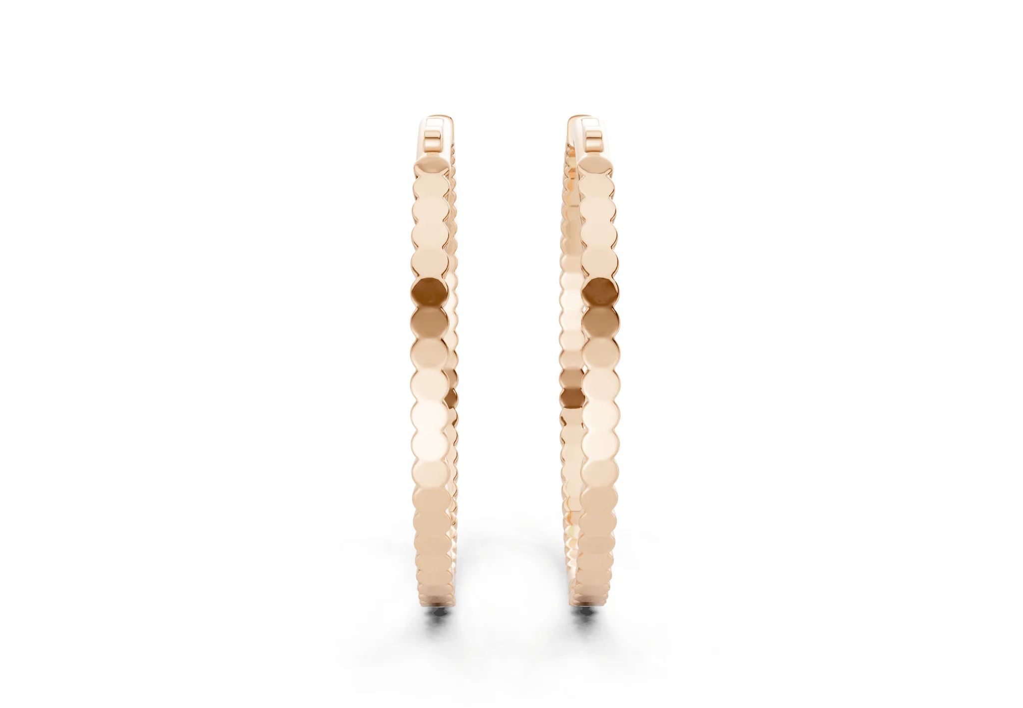 Elegant Inside-Out Diamond Hoop - Image 7