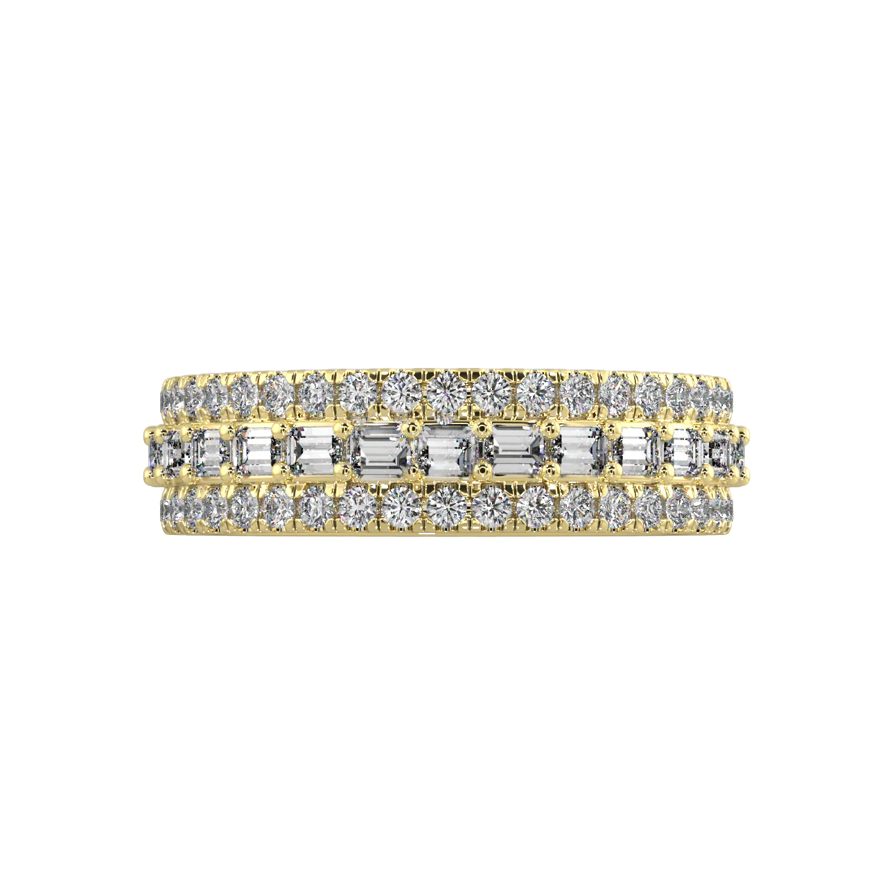 Iris Baguette Diamond Ring