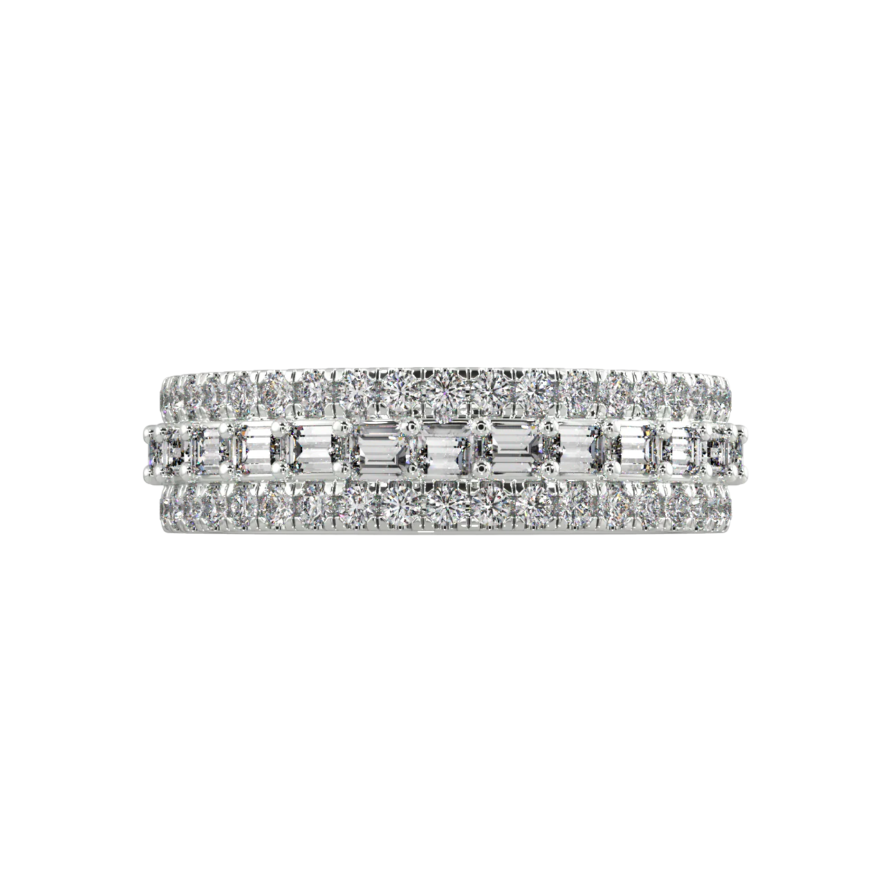 Iris Baguette Diamond Ring - Image 11