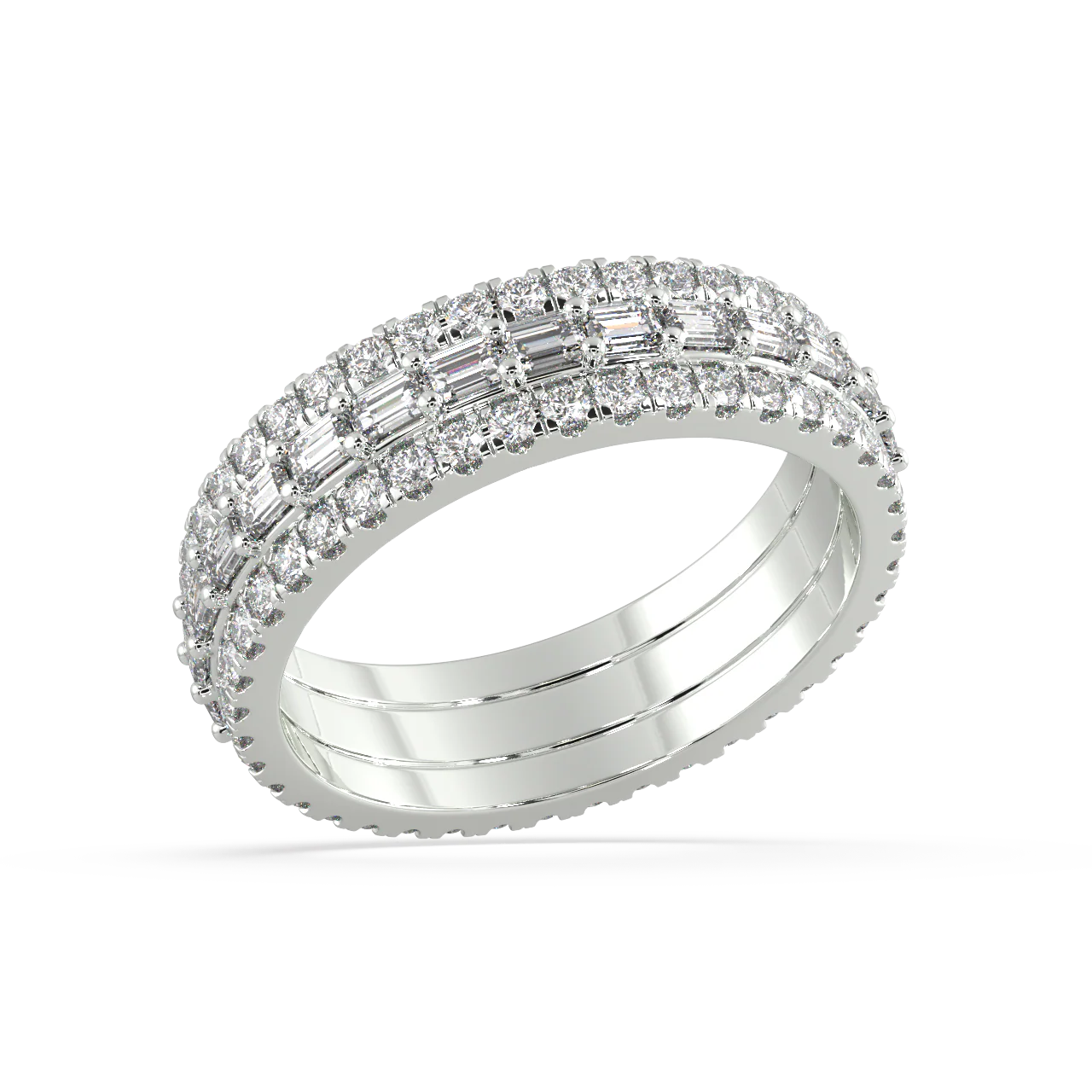 Iris Baguette Diamond Ring - Image 12
