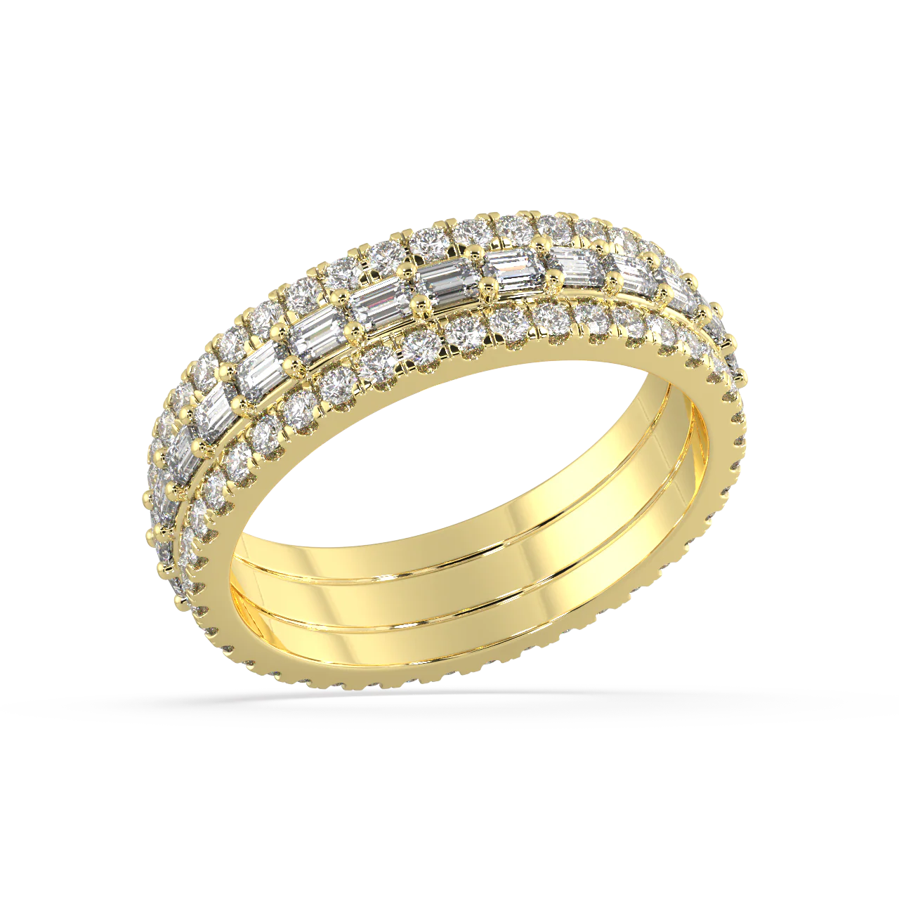 Iris Baguette Diamond Ring - Image 2