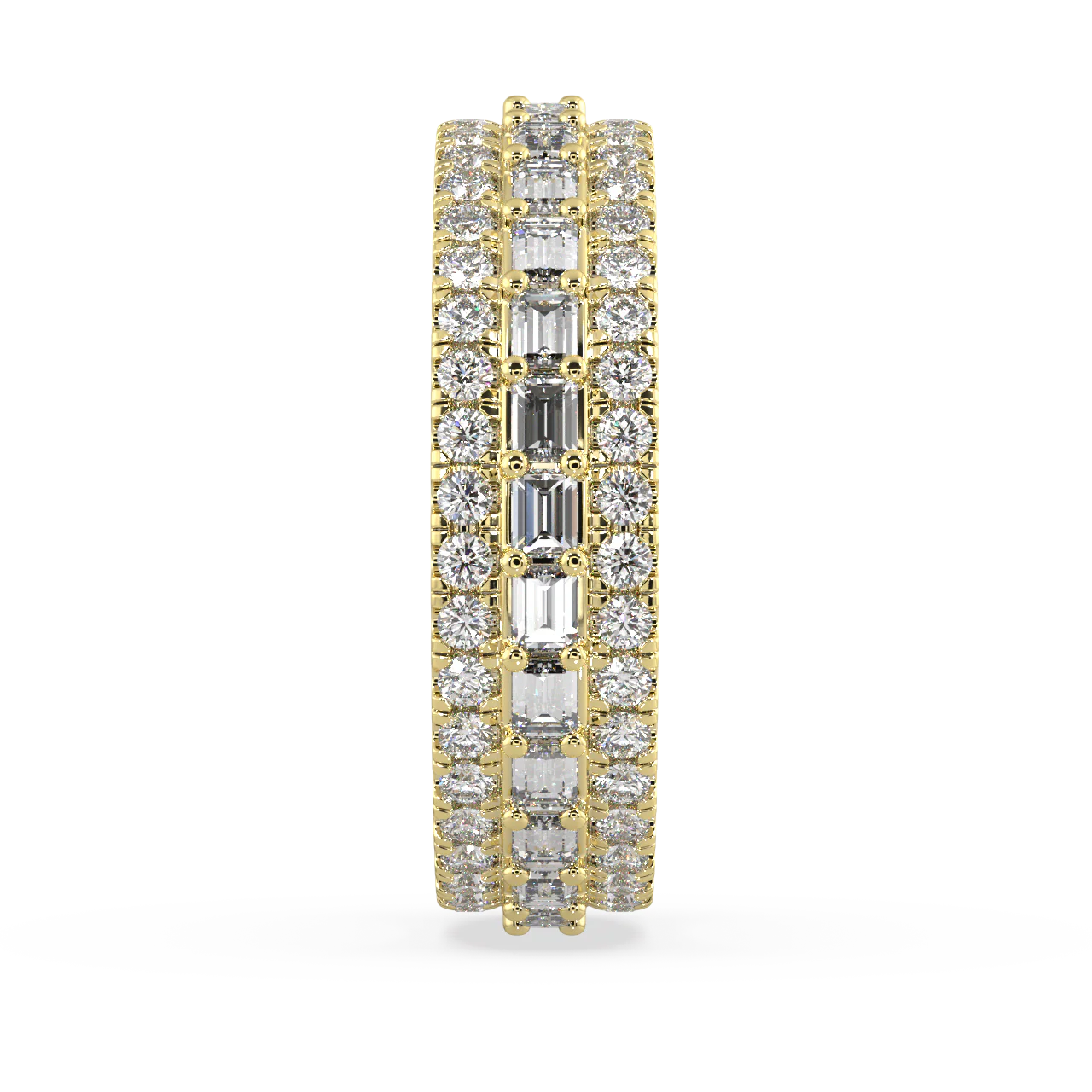Iris Baguette Diamond Ring - Image 4