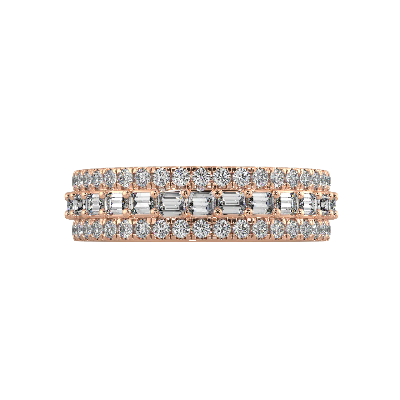 Iris Baguette Diamond Ring - Image 6