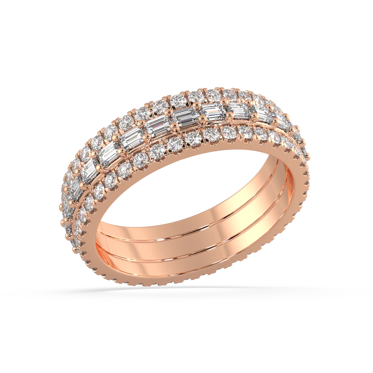 Iris Baguette Diamond Ring - Image 7