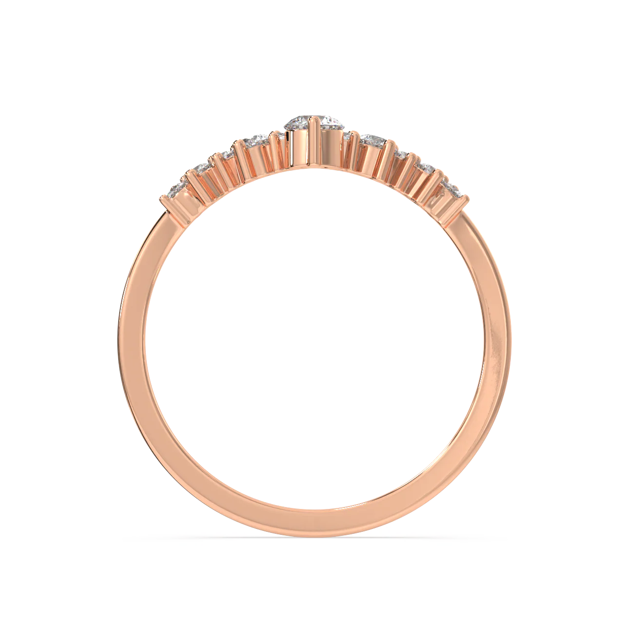 Isadora Round Diamond Ring - Image 8