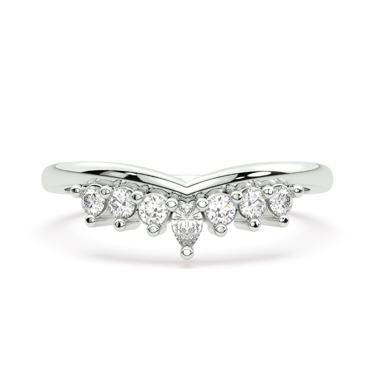 Isla Pear Diamond Ring - Image 11