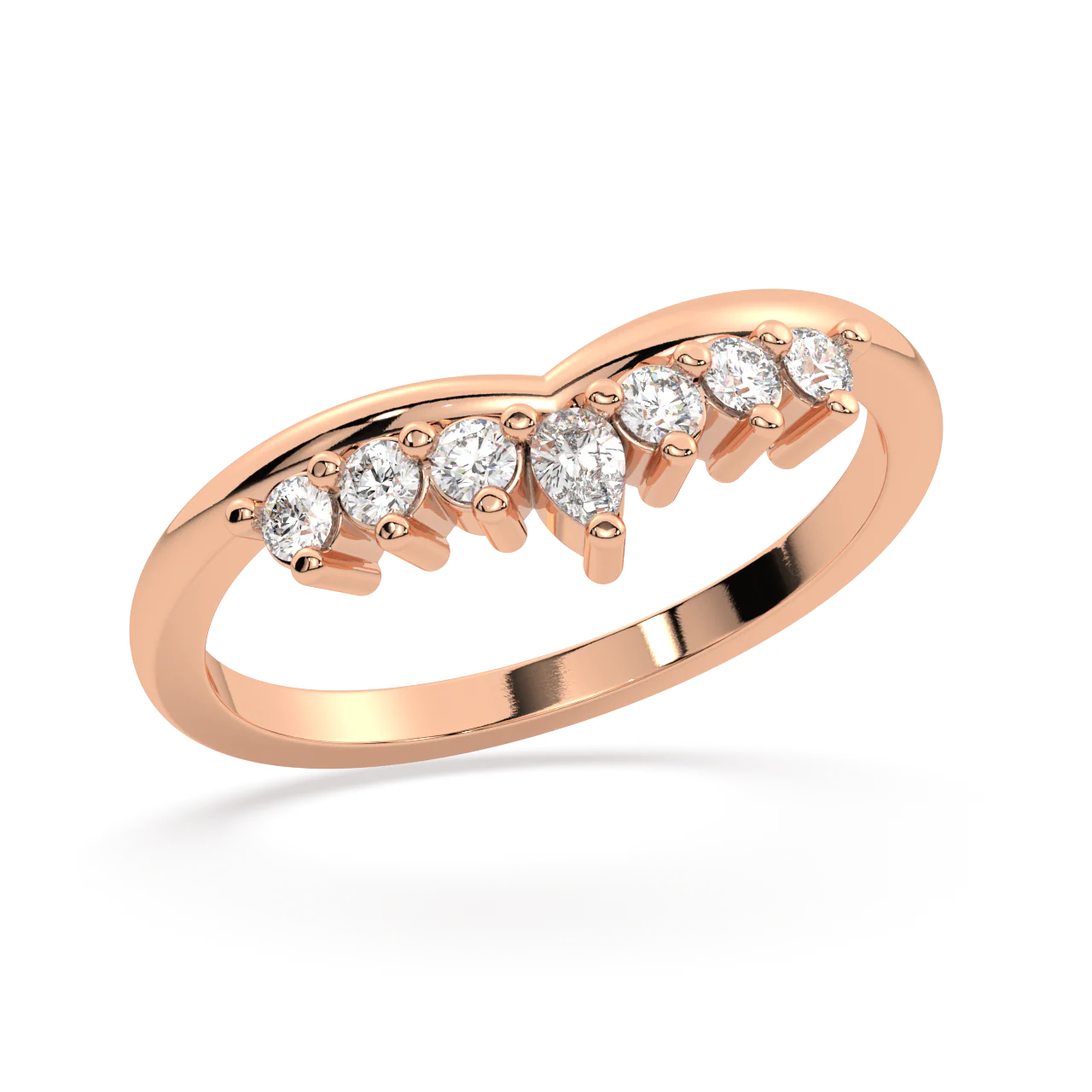 Isla Pear Diamond Ring - Image 7