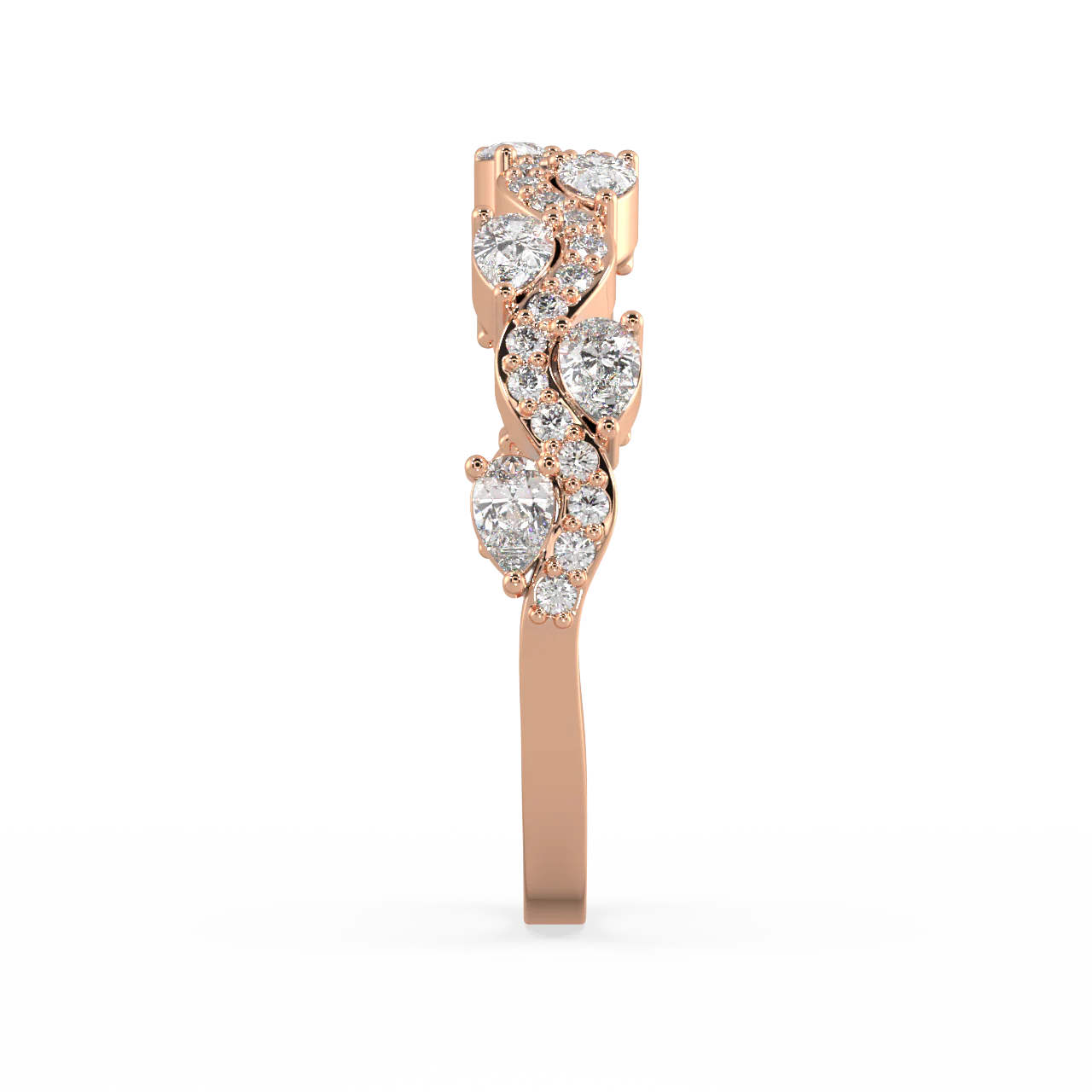 Liana Pear Diamond Ring - Image 9