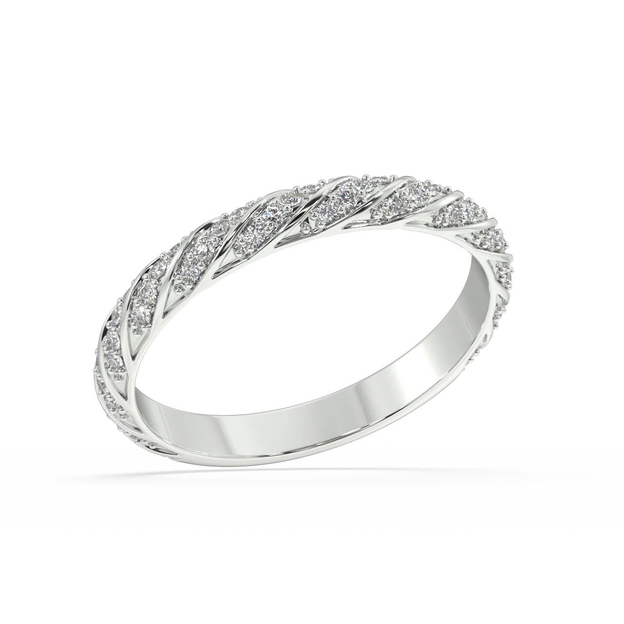 Lyra Round Diamond Ring - Image 12