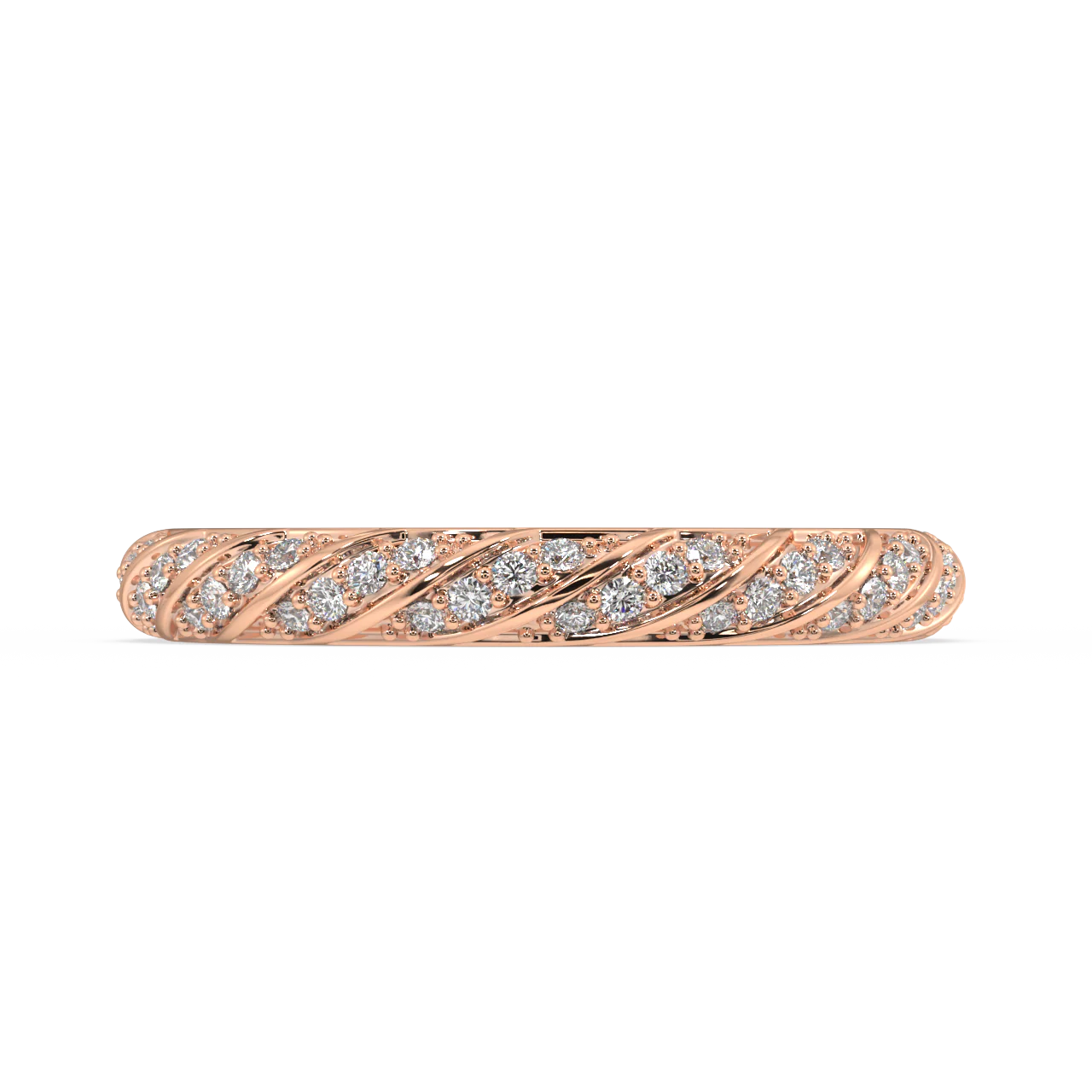 Lyra Round Diamond Ring - Image 6
