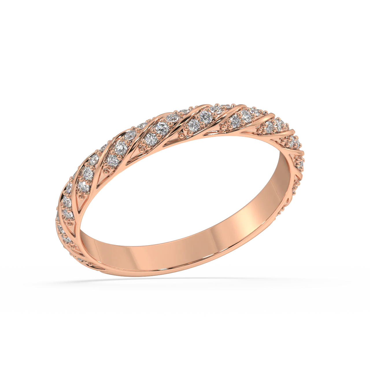 Lyra Round Diamond Ring - Image 7