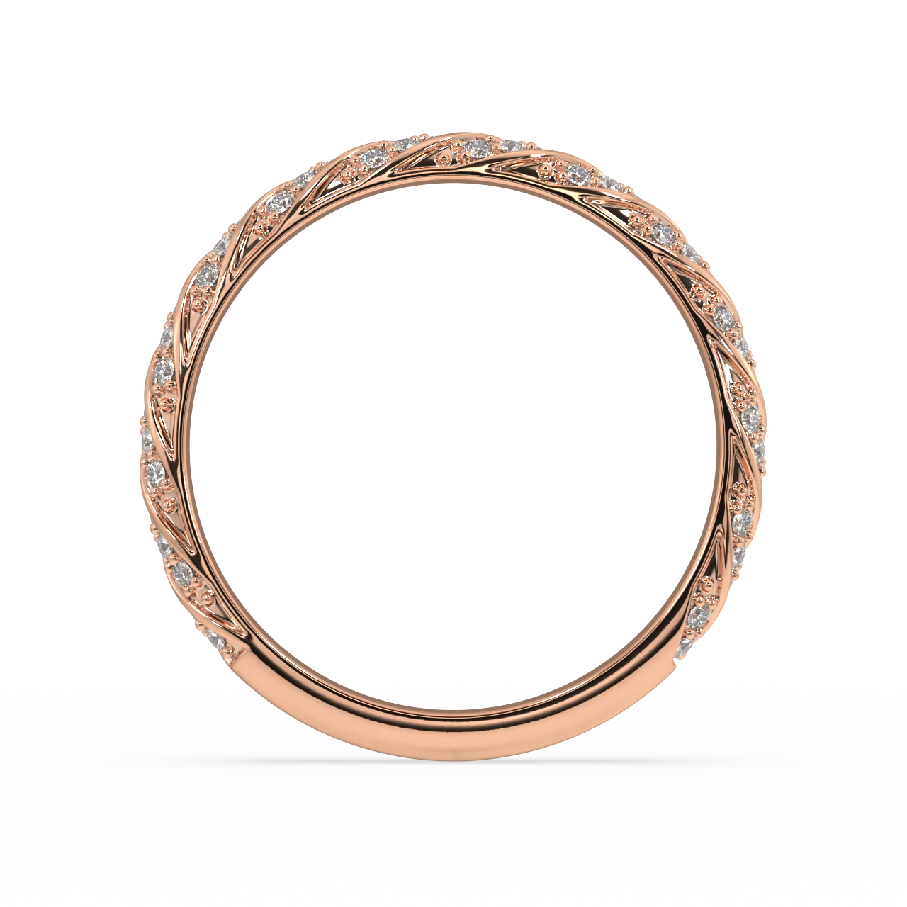Lyra Round Diamond Ring - Image 8