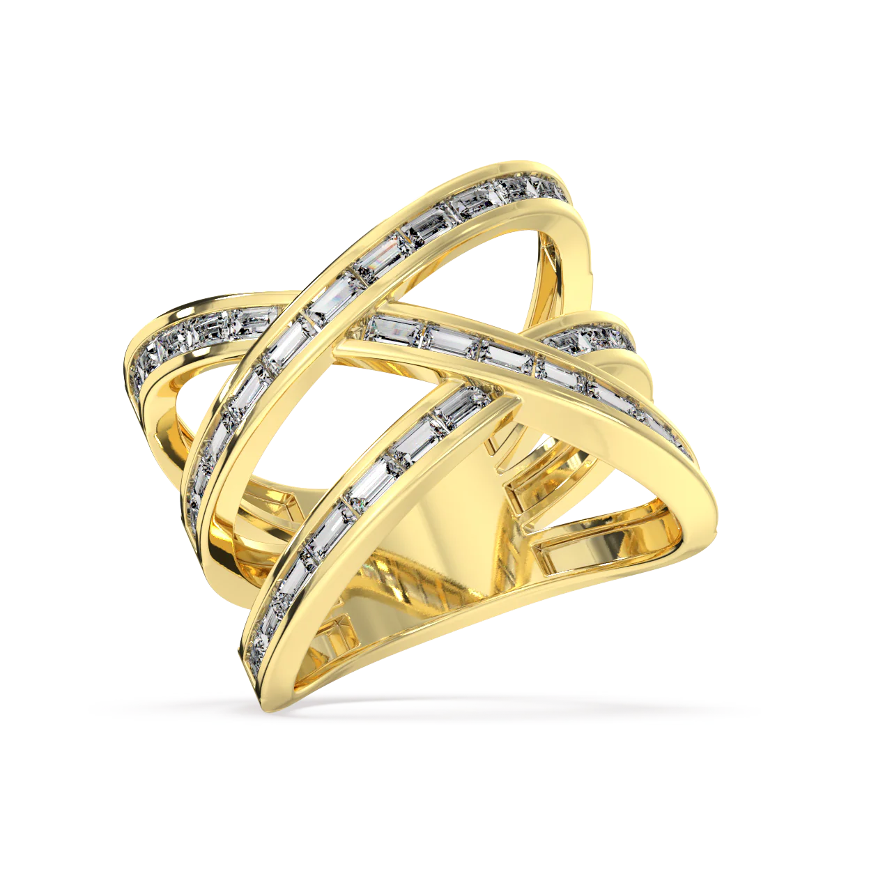 Marcella Baguette Diamond Ring - Image 2