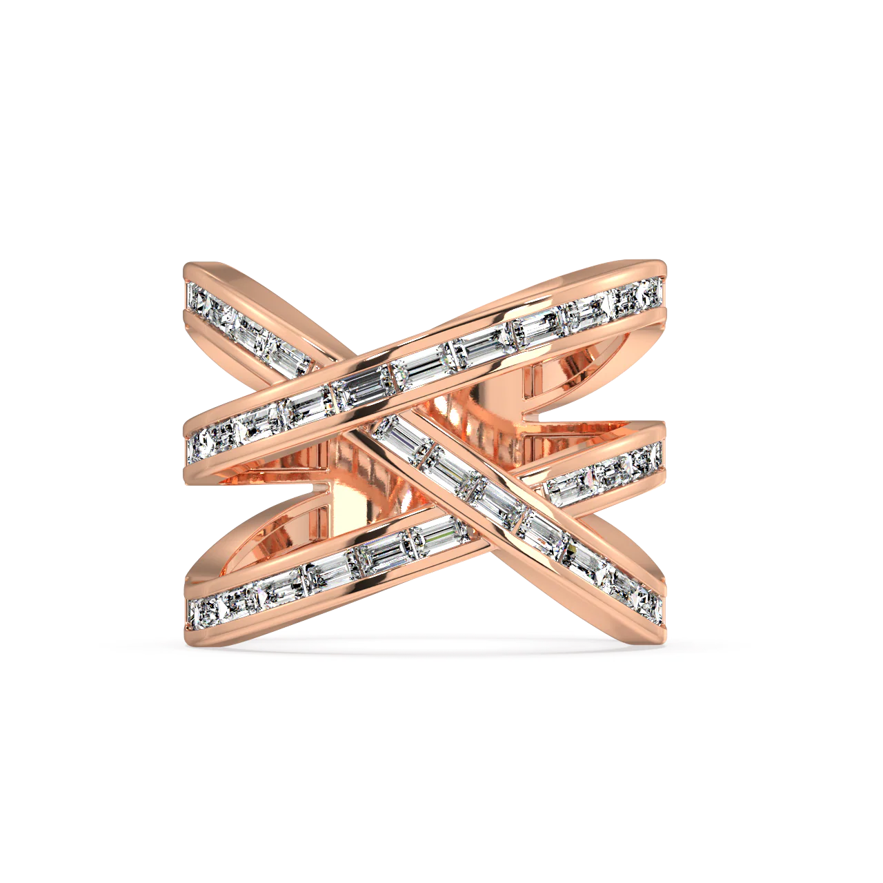 Marcella Baguette Diamond Ring - Image 6