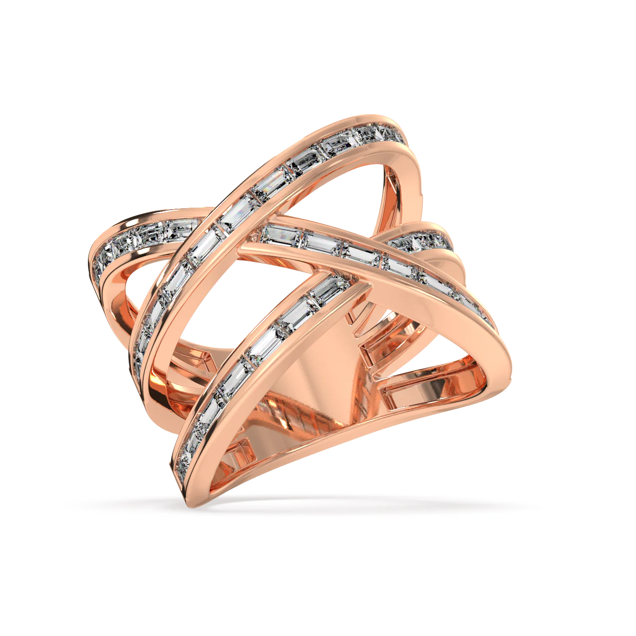 Marcella Baguette Diamond Ring - Image 7