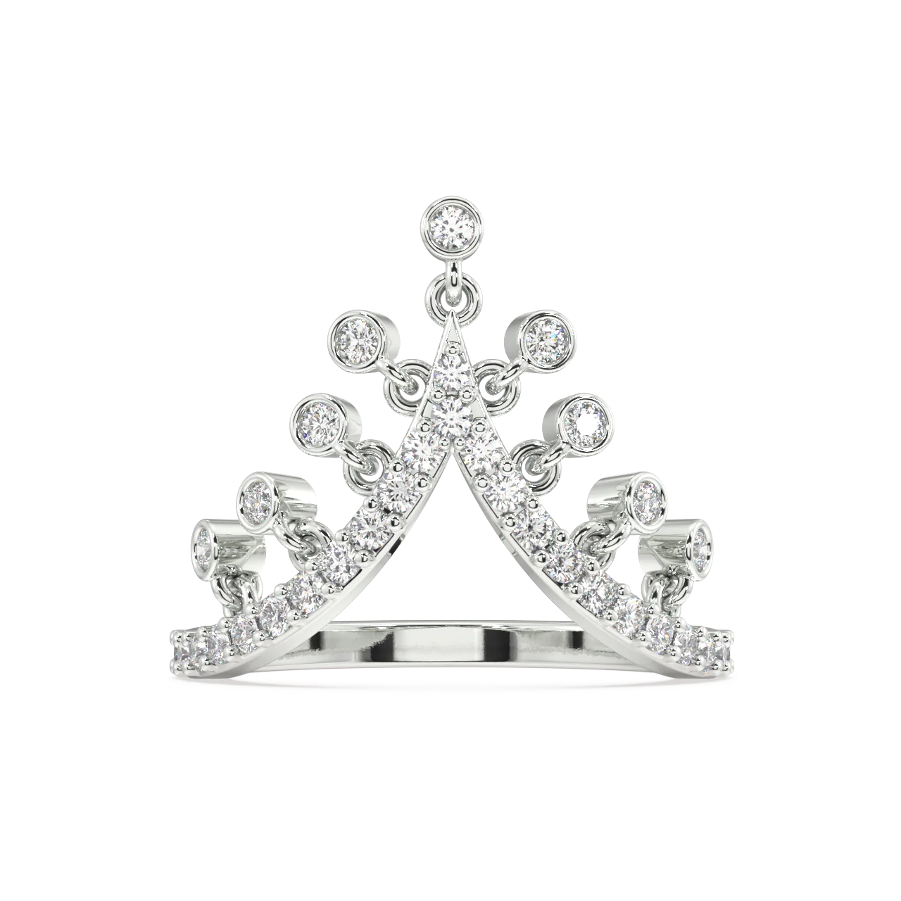 Marcella Round Diamond Ring - Image 11