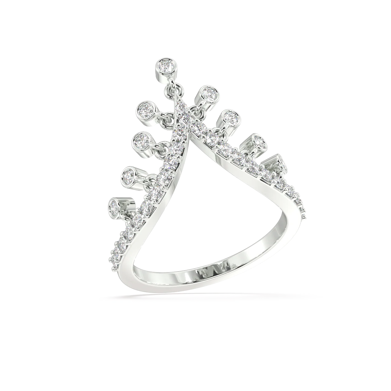 Marcella Round Diamond Ring - Image 12