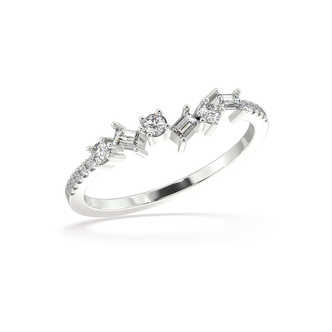 Marlowe Baguette Diamond Ring - Image 11