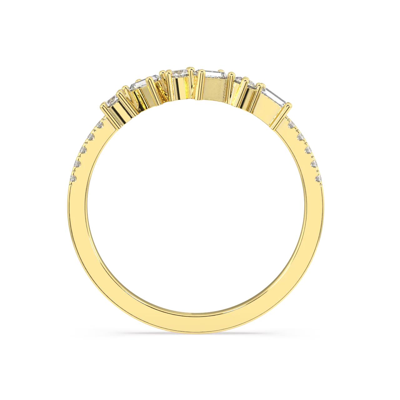 Marlowe Baguette Diamond Ring - Image 3