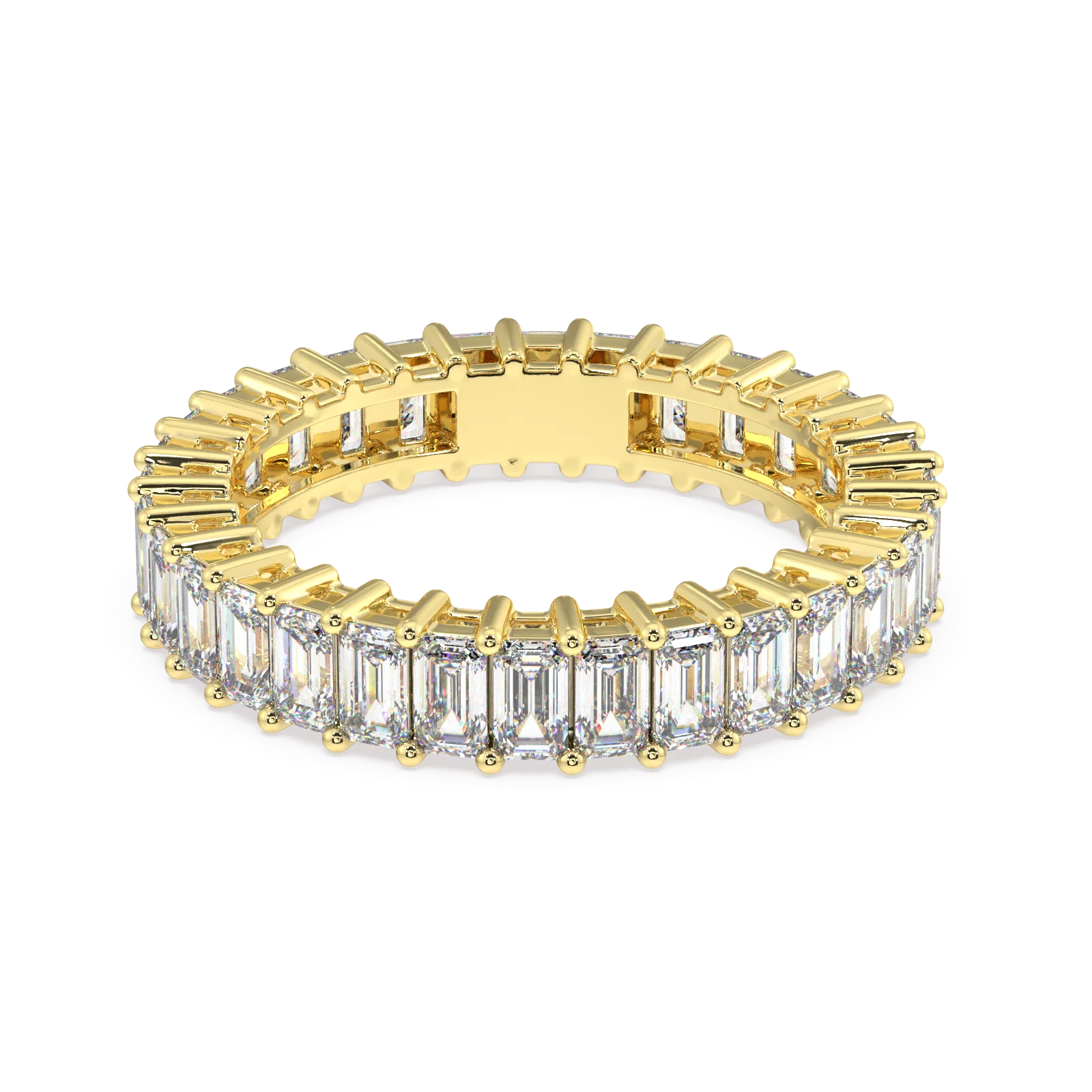 Melrose Emerald Classic Eternity Bands - 3ct