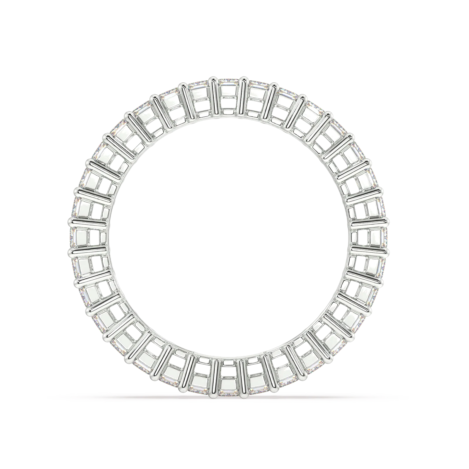 Melrose Emerald Classic Eternity Bands - 3ct - Image 18