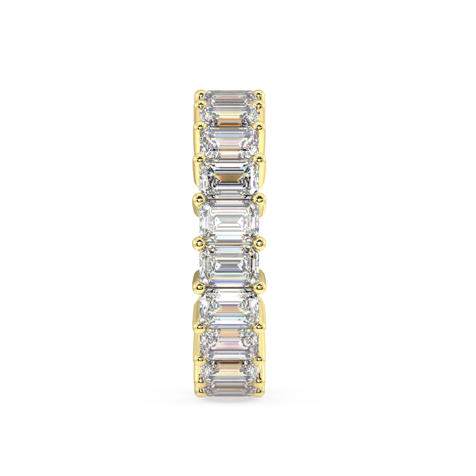 Melrose Emerald Classic Eternity Bands - 6ct - Image 4