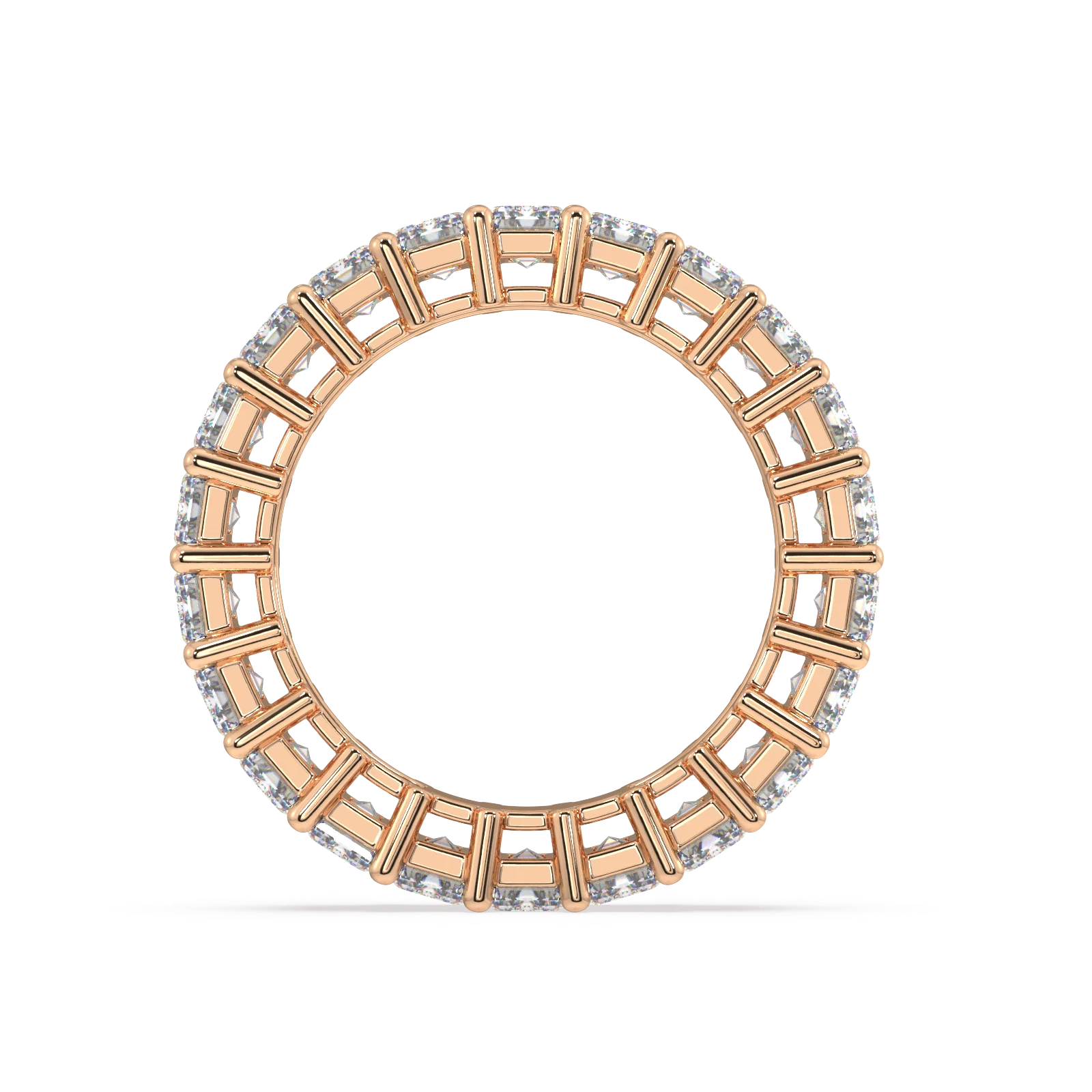 Melrose Emerald Classic Eternity Bands - 6ct - Image 8