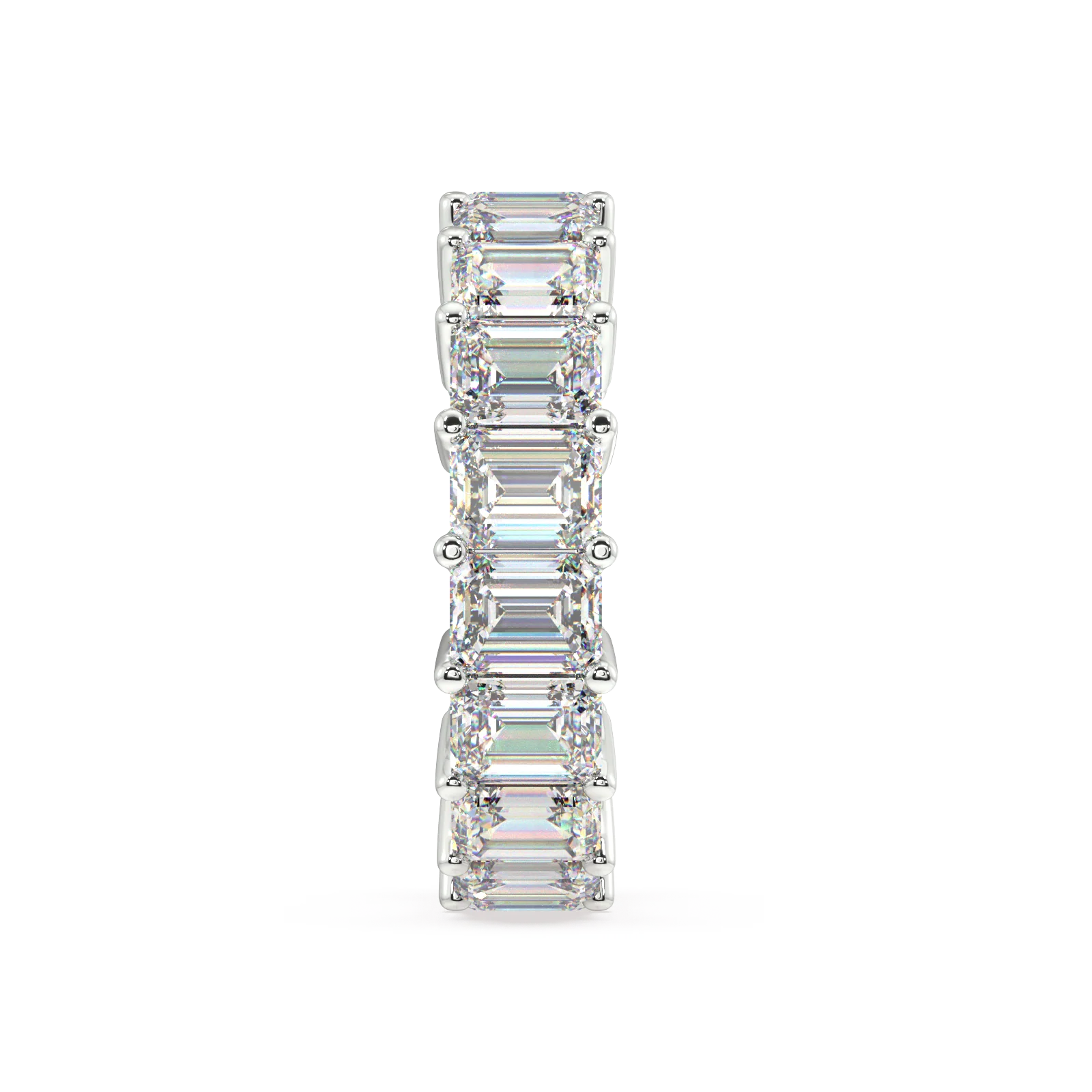 Melrose Emerald Classic Eternity Bands - 9ct - Image 14