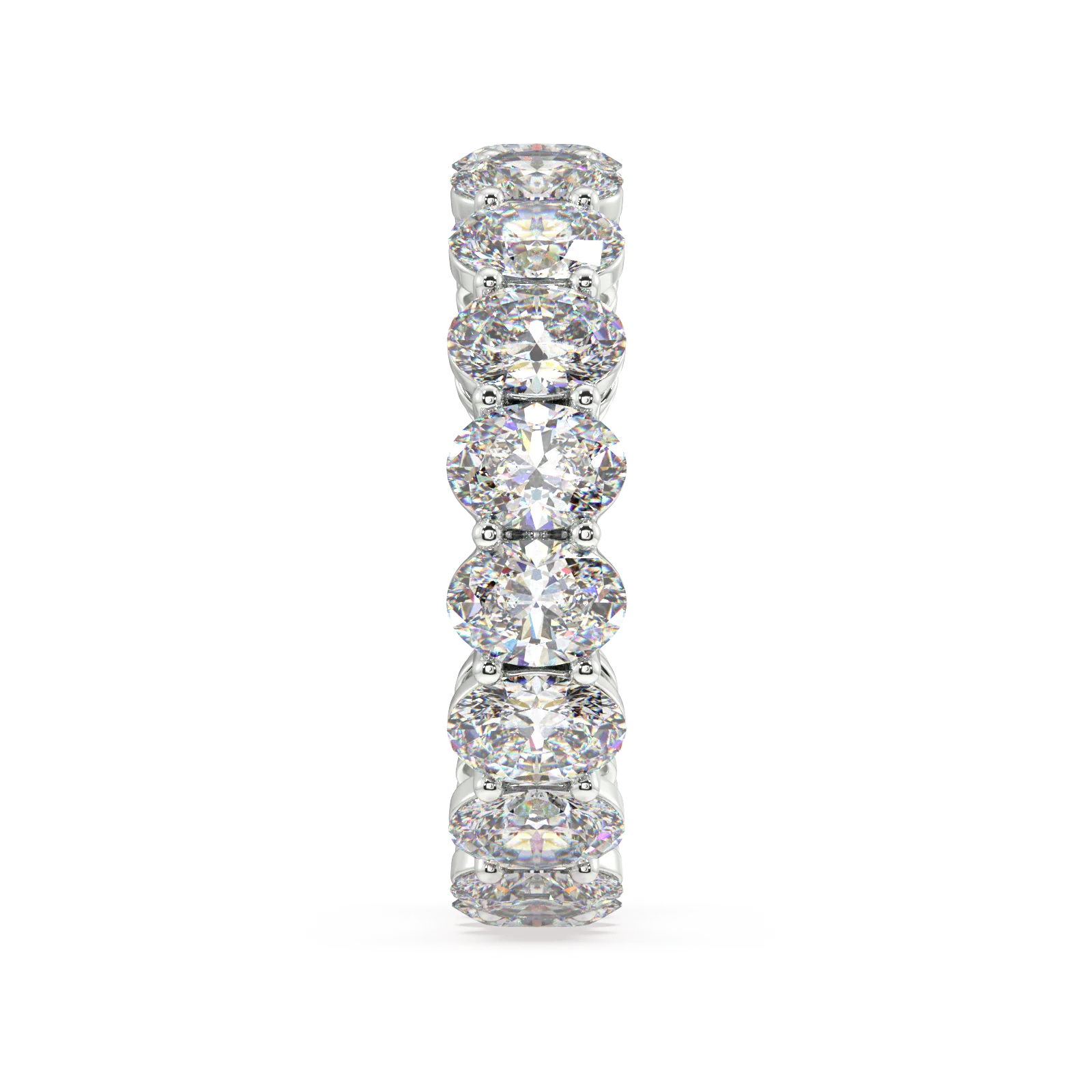 Melrose Oval Classic Eternity Bands - 6ct - Image 14