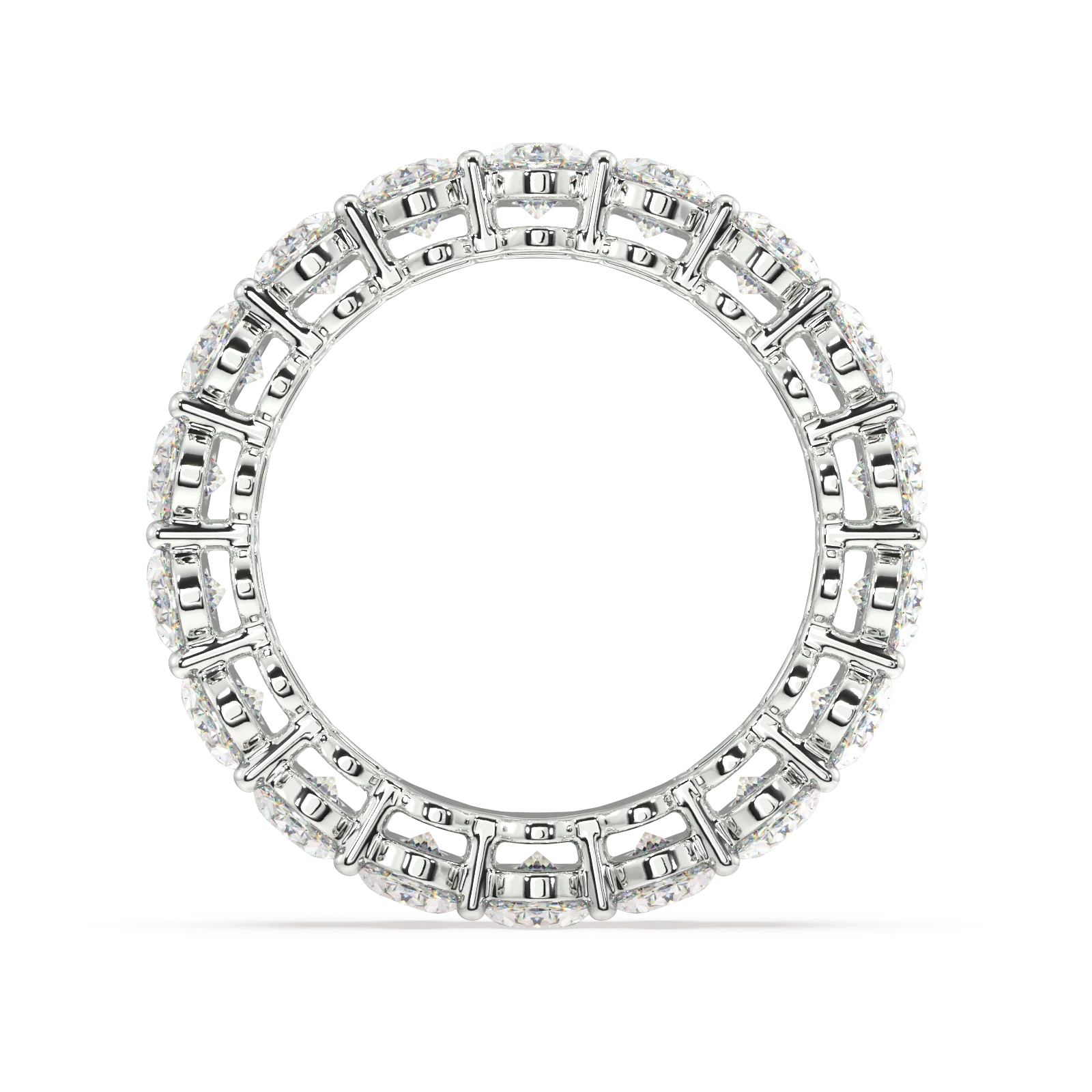 Melrose Oval Classic Eternity Bands - 6ct - Image 18