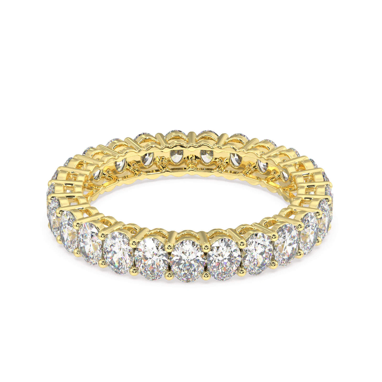 Melrose Oval Classic Eternity Bands - 3ct