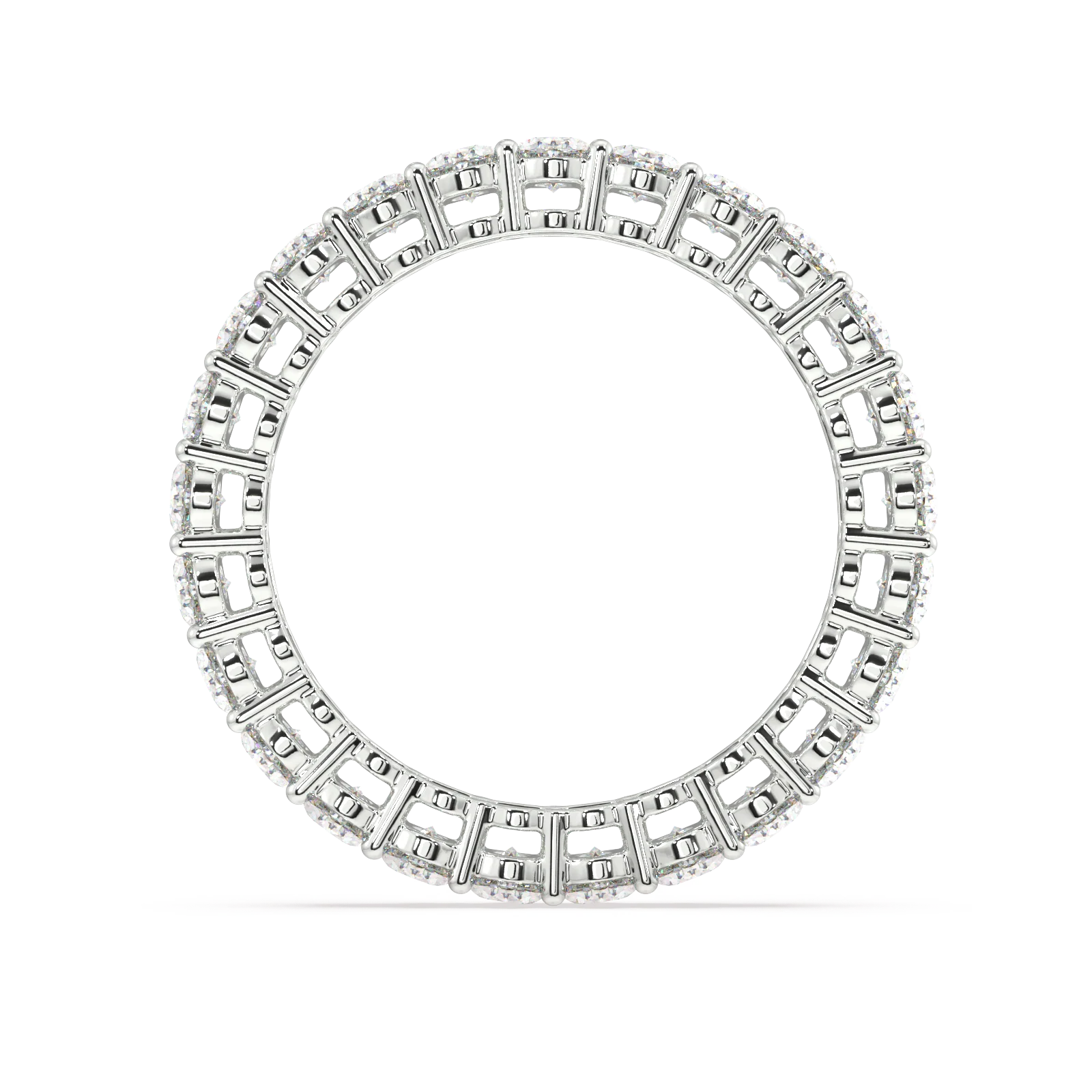 Melrose Oval Classic Eternity Bands - 3ct - Image 18