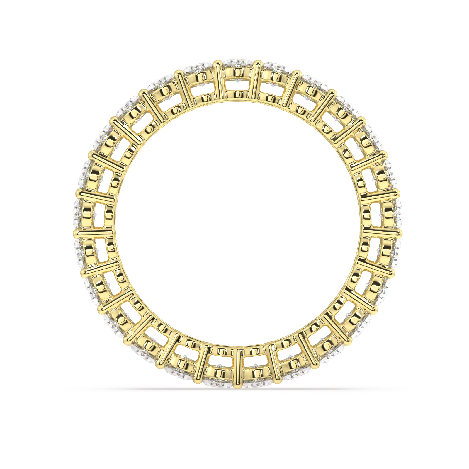 Melrose Oval Classic Eternity Bands - 3ct - Image 3