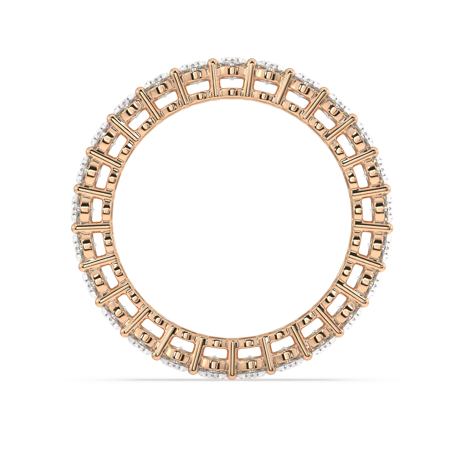 Melrose Oval Classic Eternity Bands - 3ct - Image 8