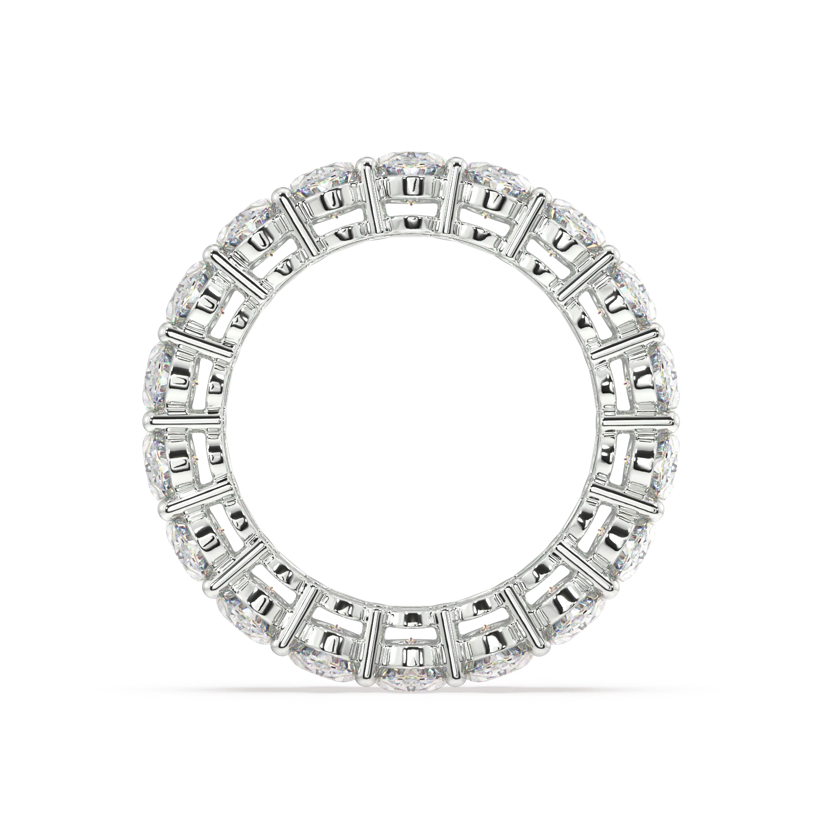 Melrose Oval Classic Eternity Bands - 7ct - Image 18