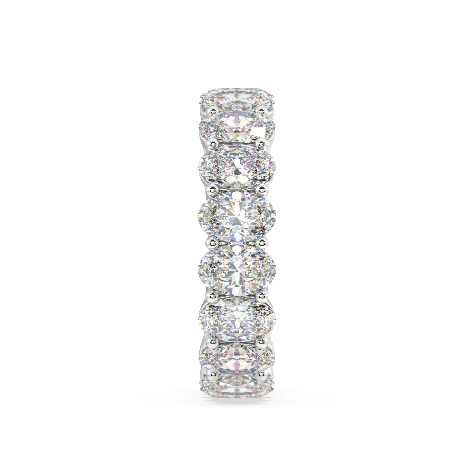 Melrose Oval Classic Eternity Bands - 7ct - Image 19