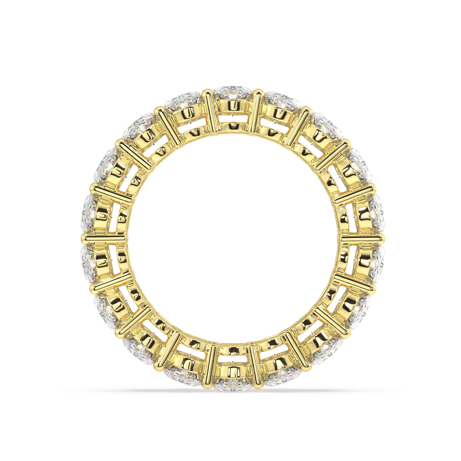 Melrose Oval Classic Eternity Bands - 7ct - Image 3
