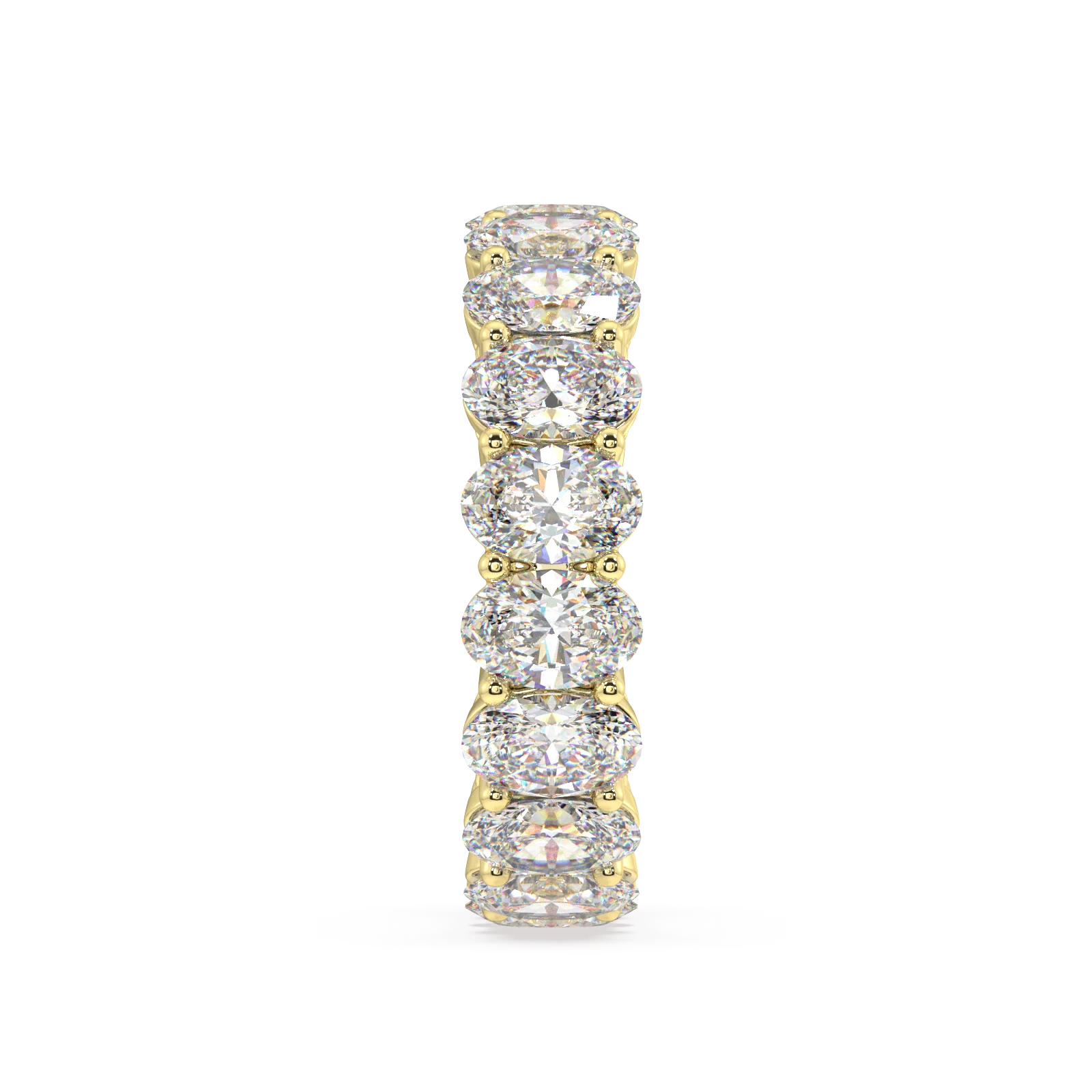Melrose Oval Classic Eternity Bands - 7ct - Image 4
