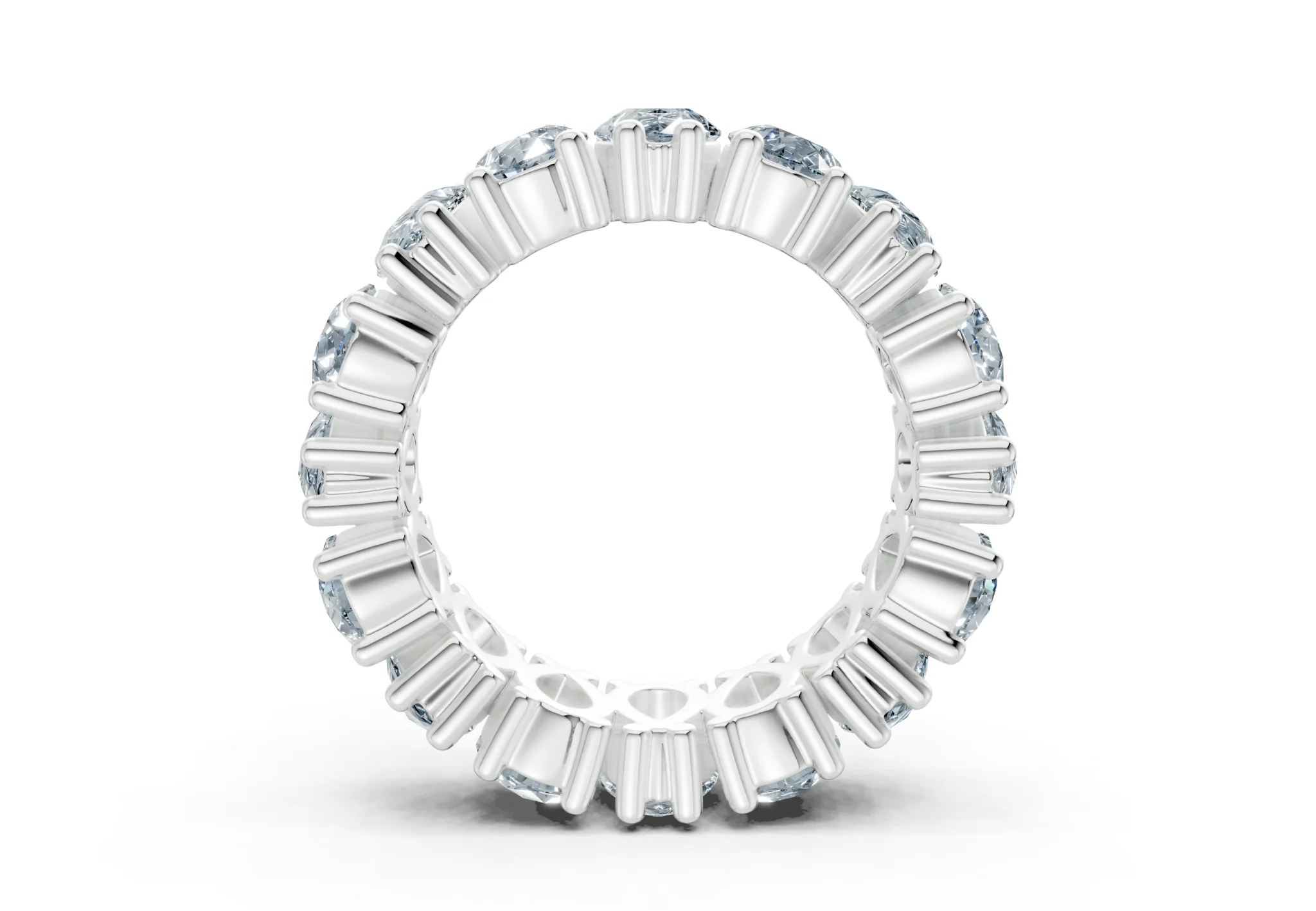 Melrose Pear Cut Blue Diamond Eternity Band 5 Carat Total Wt. - Image 10
