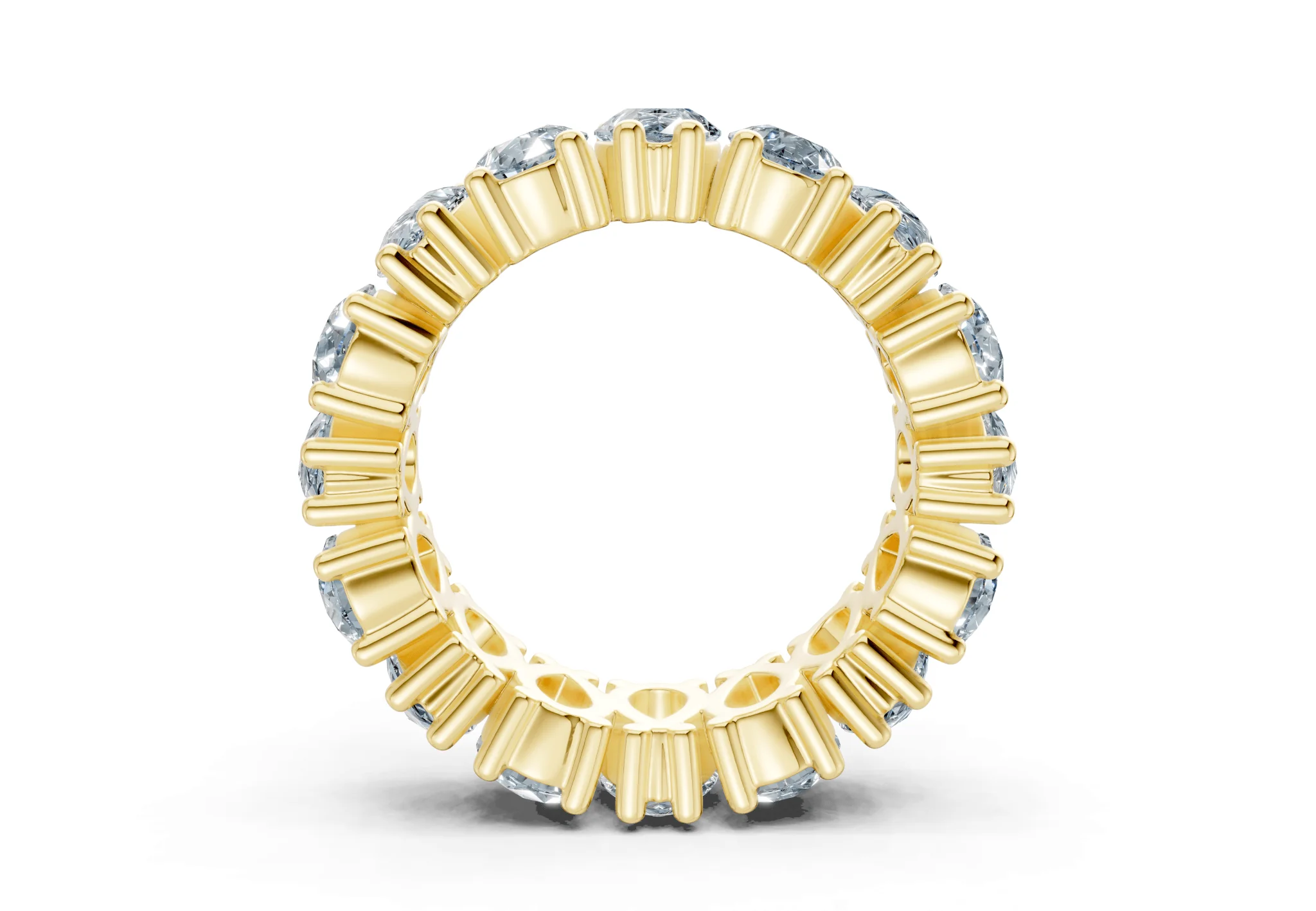 Melrose Pear Cut Blue Diamond Eternity Band 5 Carat Total Wt. - Image 2