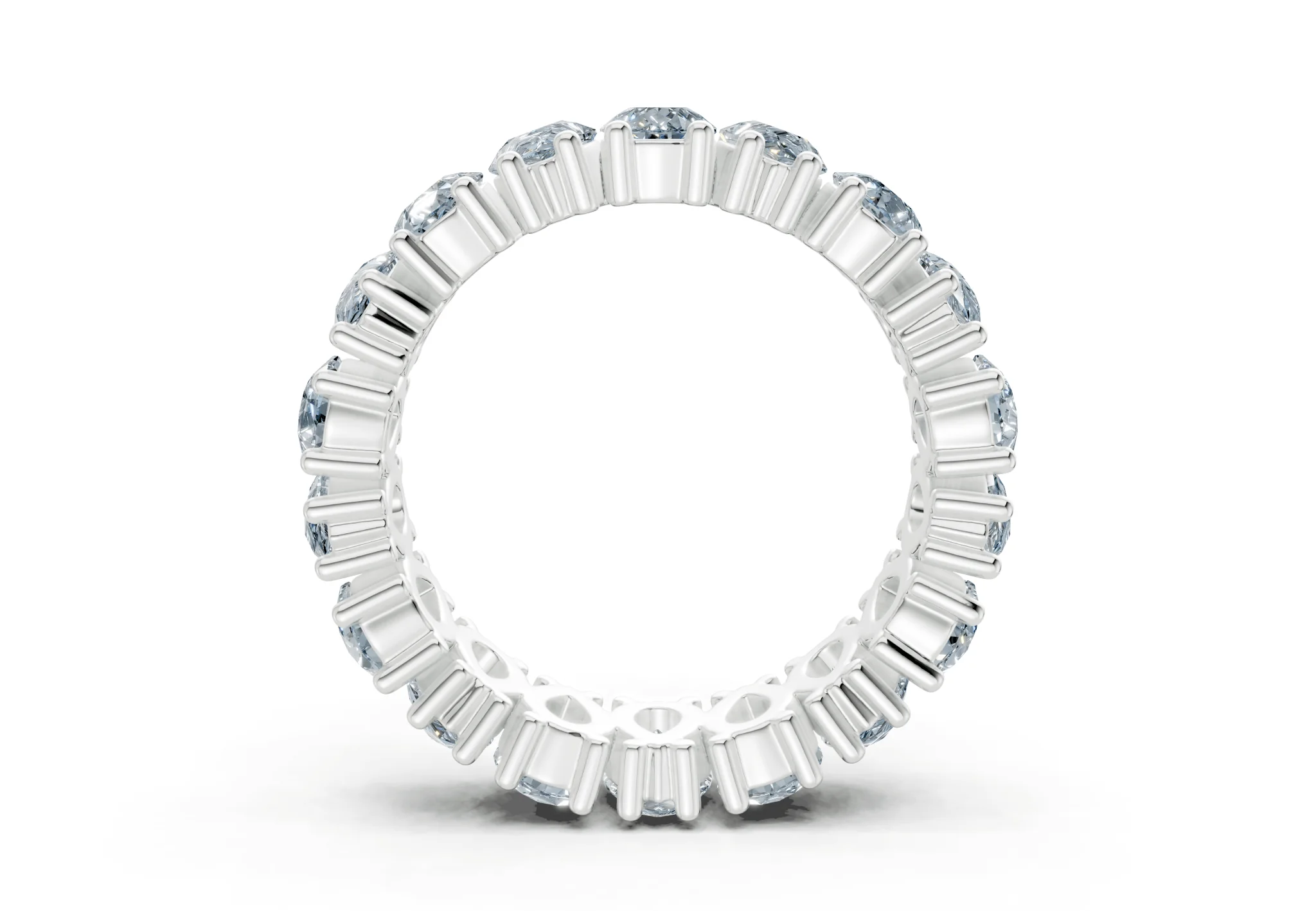 Melrose Pear Cut Blue Diamond Eternity Band 8 Carat Total Wt. - Image 10