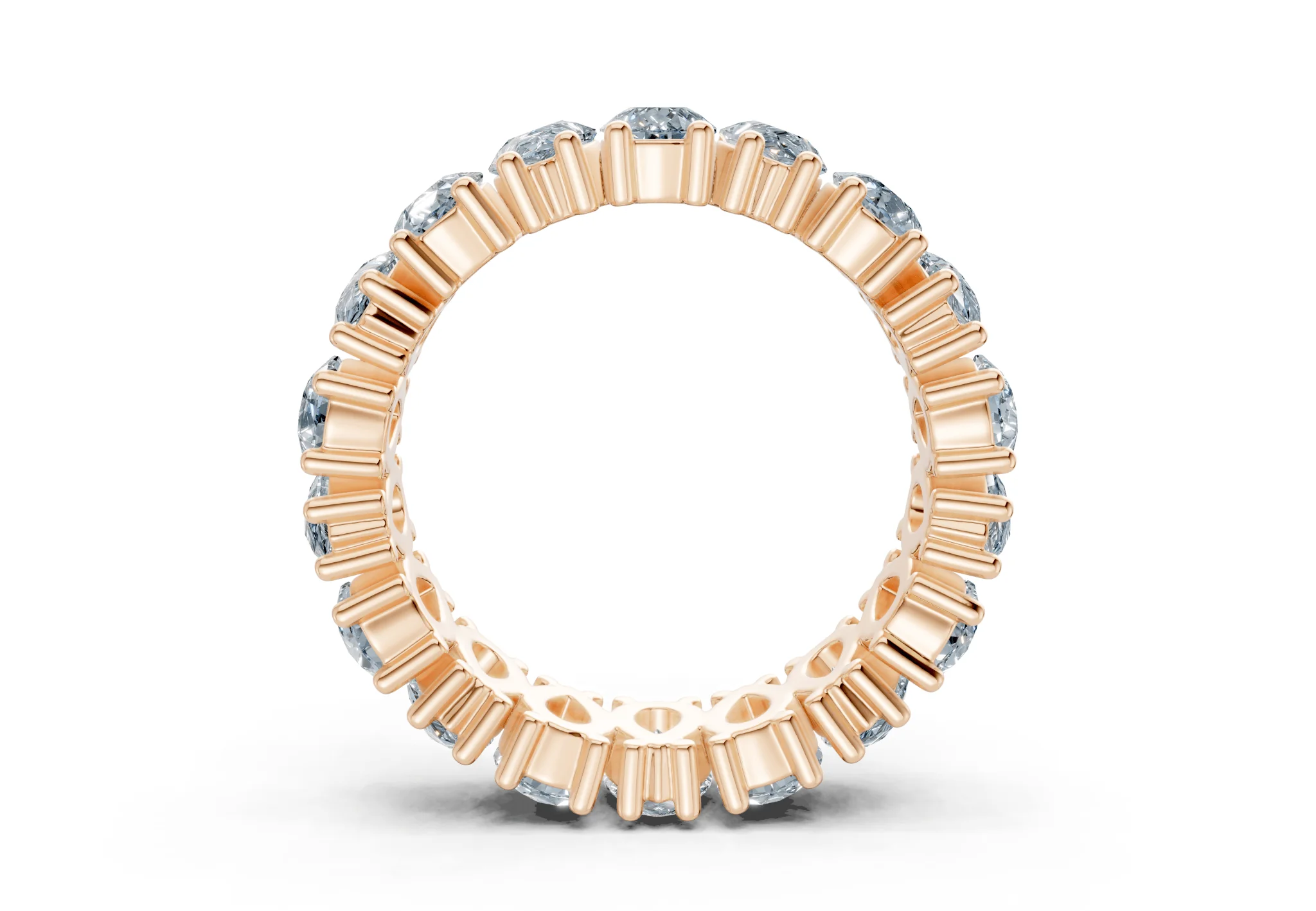 Melrose Pear Cut Blue Diamond Eternity Band 8 Carat Total Wt. - Image 6