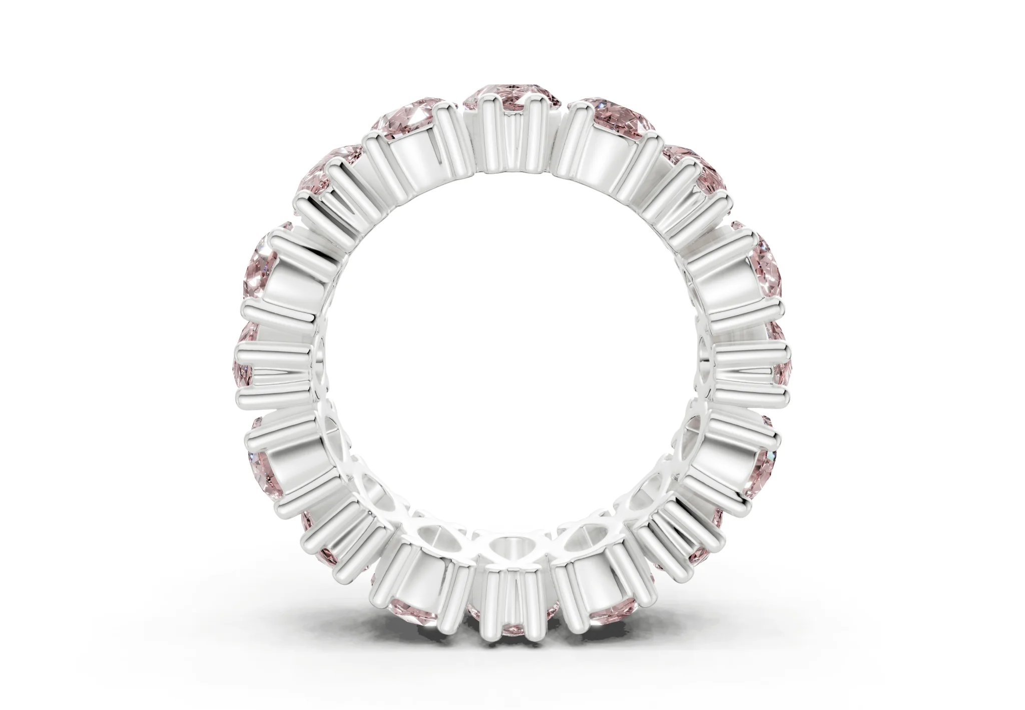 Melrose Pear Cut Pink Diamond Eternity Band 5 Carat Total Wt. - Image 10