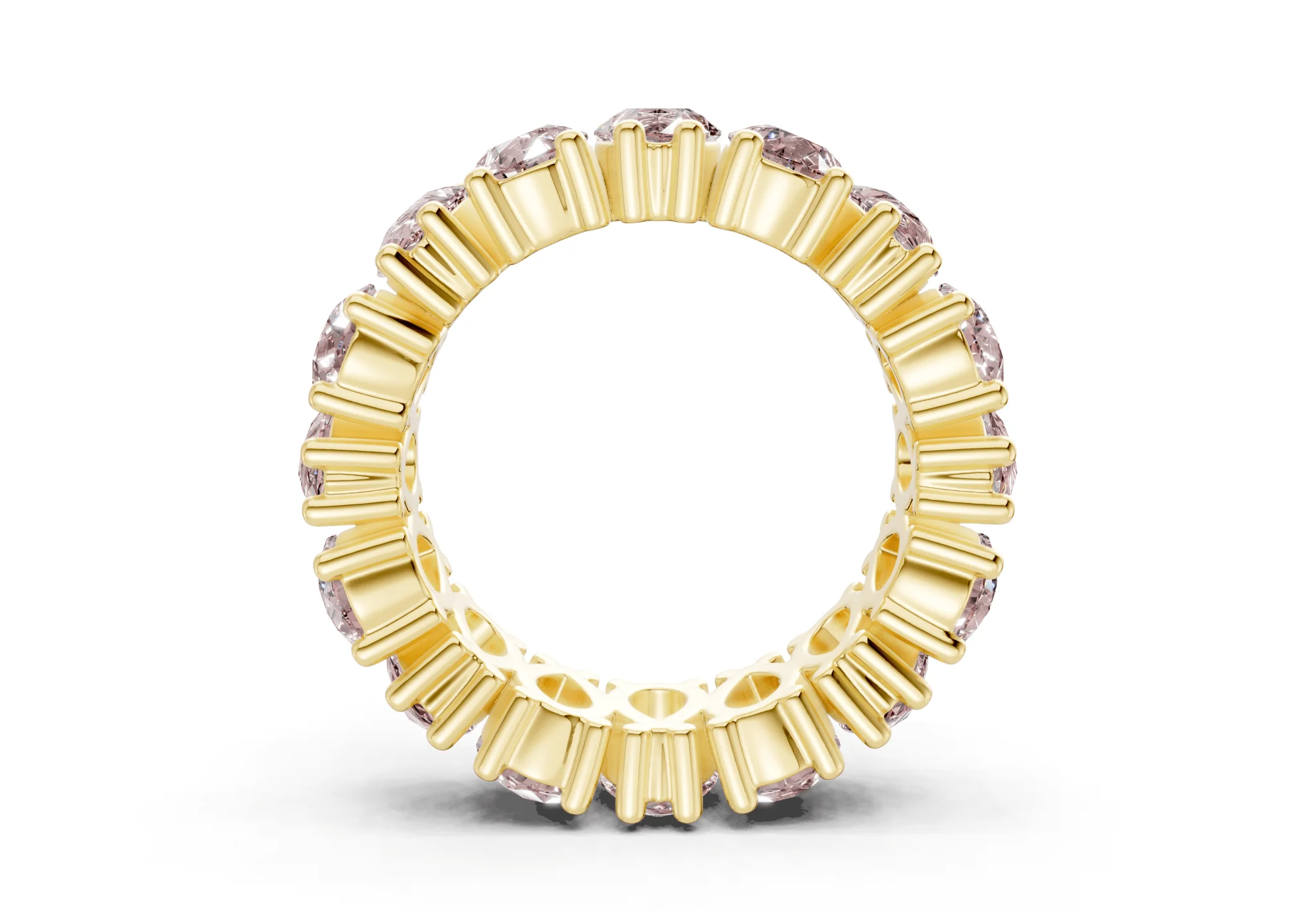 Melrose Pear Cut Pink Diamond Eternity Band 5 Carat Total Wt. - Image 2