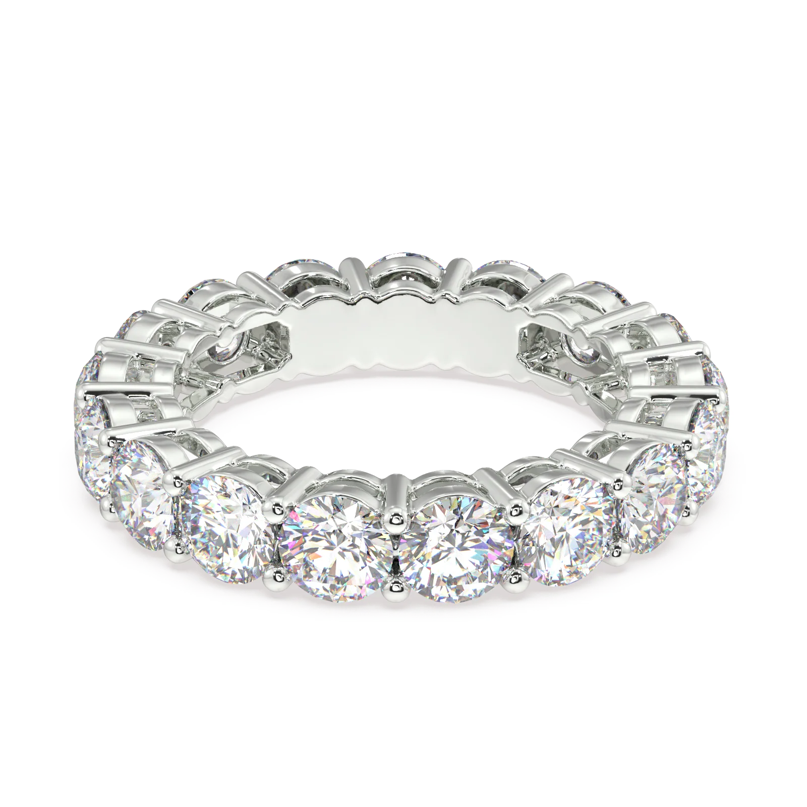 Melrose Round Classic Eternity Bands - 5ct - Image 11