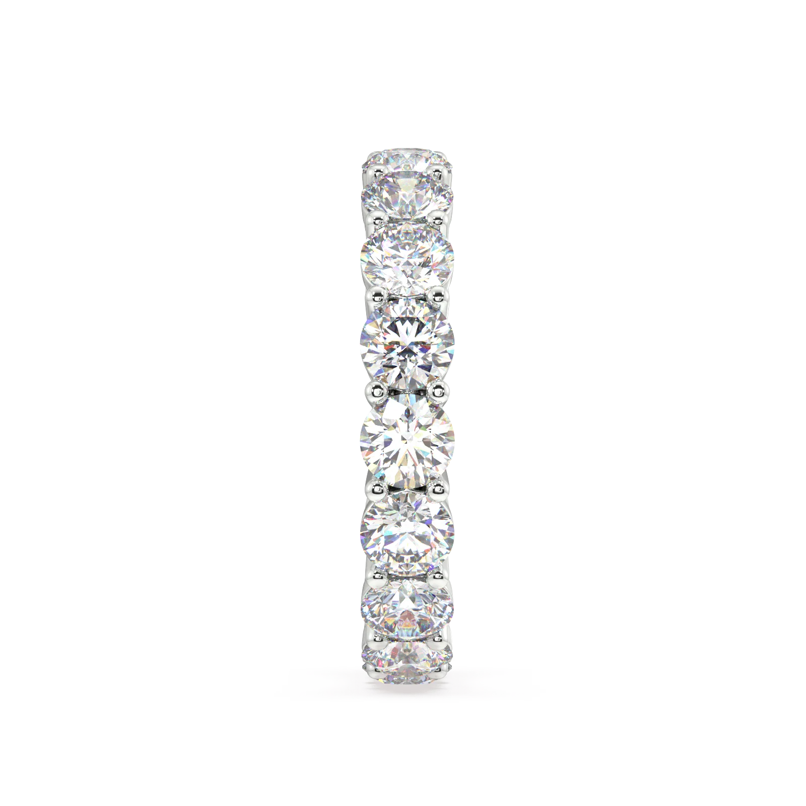 Melrose Round Classic Eternity Bands - 5ct - Image 14