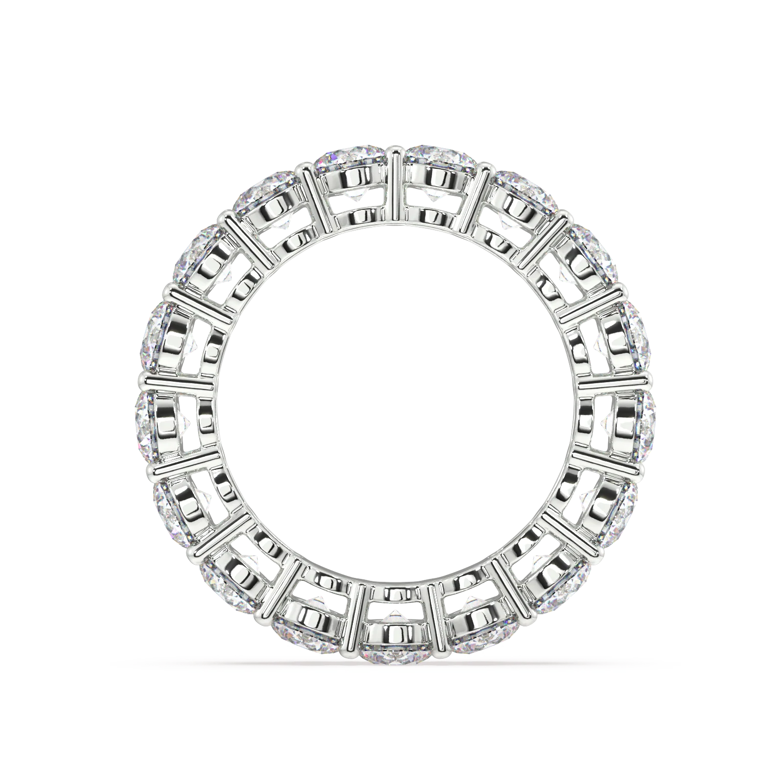 Melrose Round Classic Eternity Bands - 5ct - Image 18