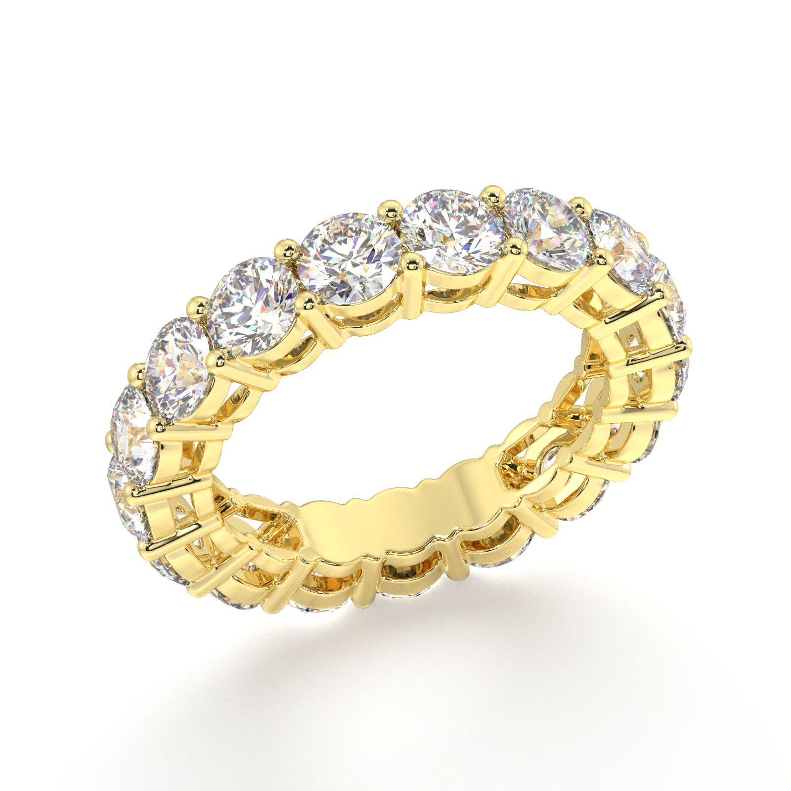 Melrose Round Classic Eternity Bands - 5ct - Image 2